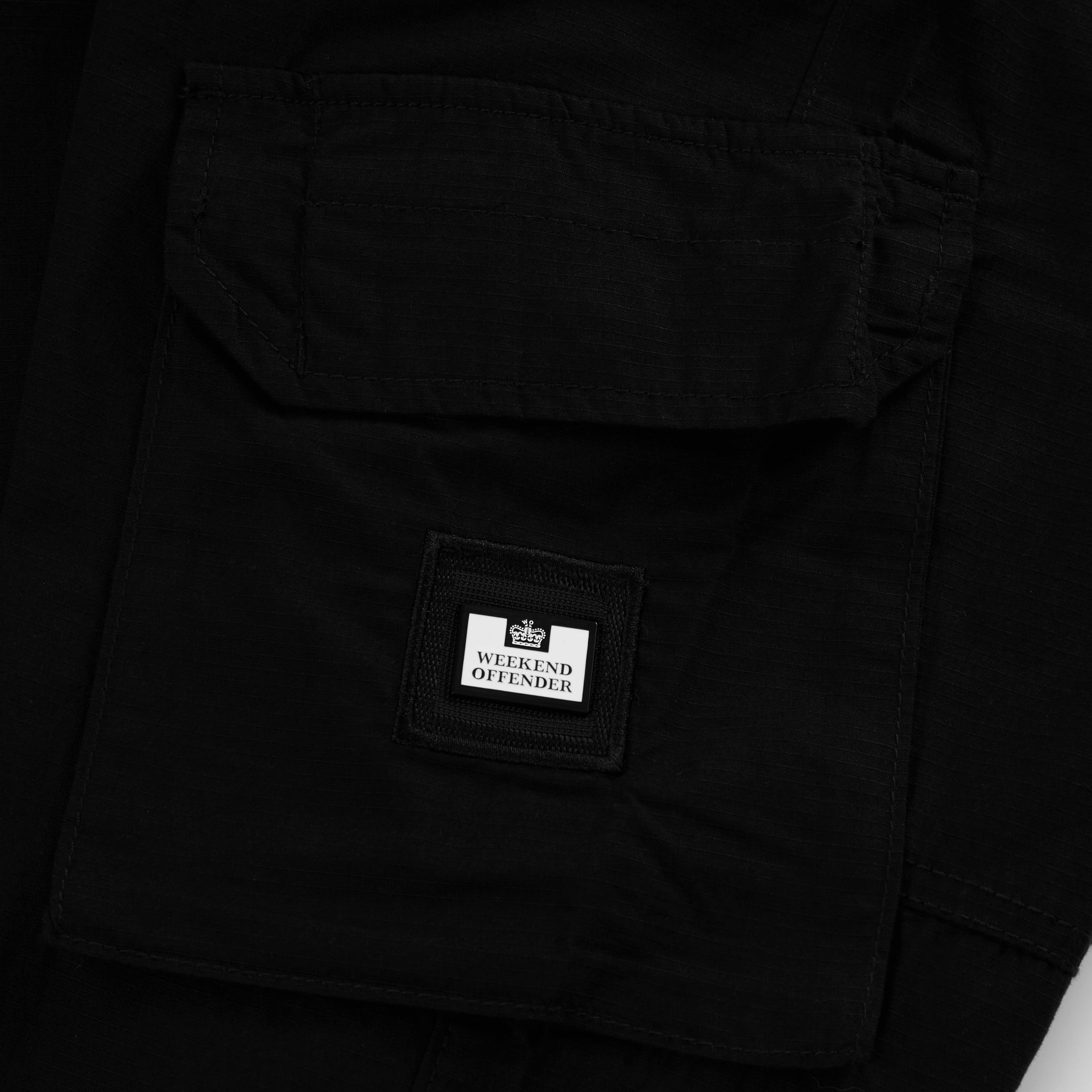 Men's Weekend Offender Pianemo Ripstop Cargo Pants - Durable Tactical Pants for Outdoor Adventures & Casual Wear (Black)