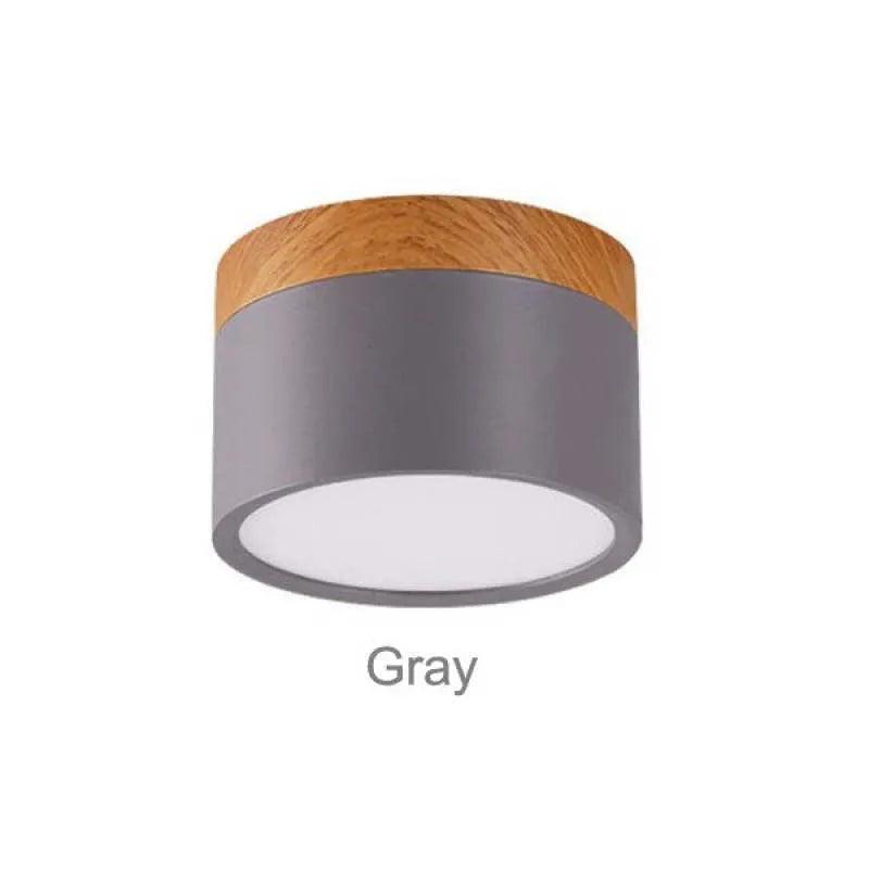 Modern LED Flush Mount Ceiling Light - Energy Efficient Yellow Downlight for Living Room, Bedroom & Kitchen - Dimmable Bright Lighting Fixture for Home & Office