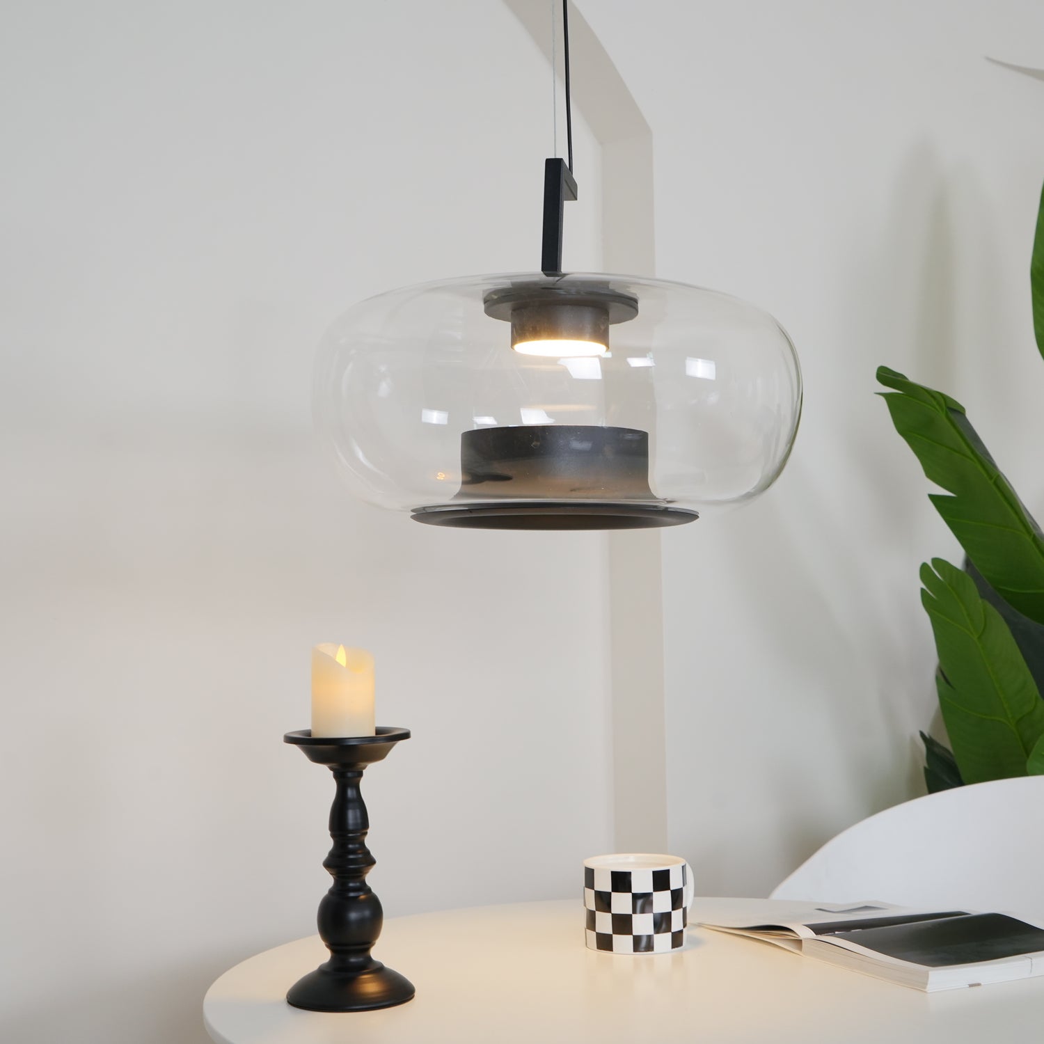 Modern Double Pendant Lamp - Adjustable Hanging Light Fixture for Kitchen Island, Dining Room, and Living Room Decor