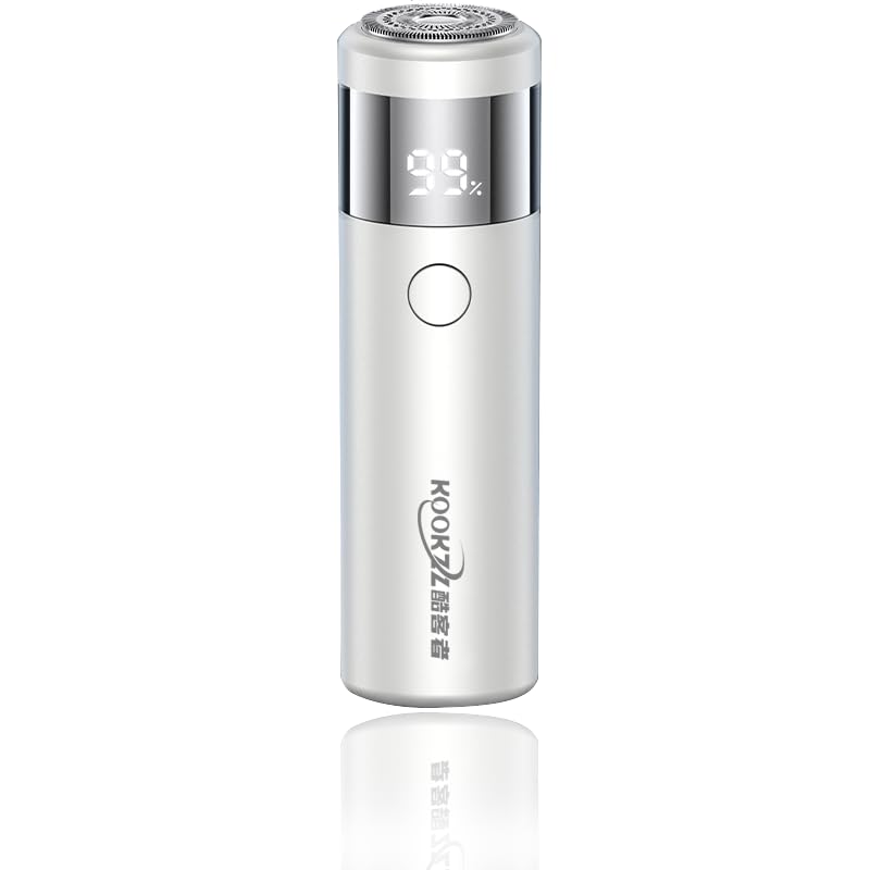 Portable Electric Shaver for Men - Mini Travel Razor with Floating Heads & USB Rechargeable - Perfect for Business Trips, Gym Bags & On-the-Go Grooming