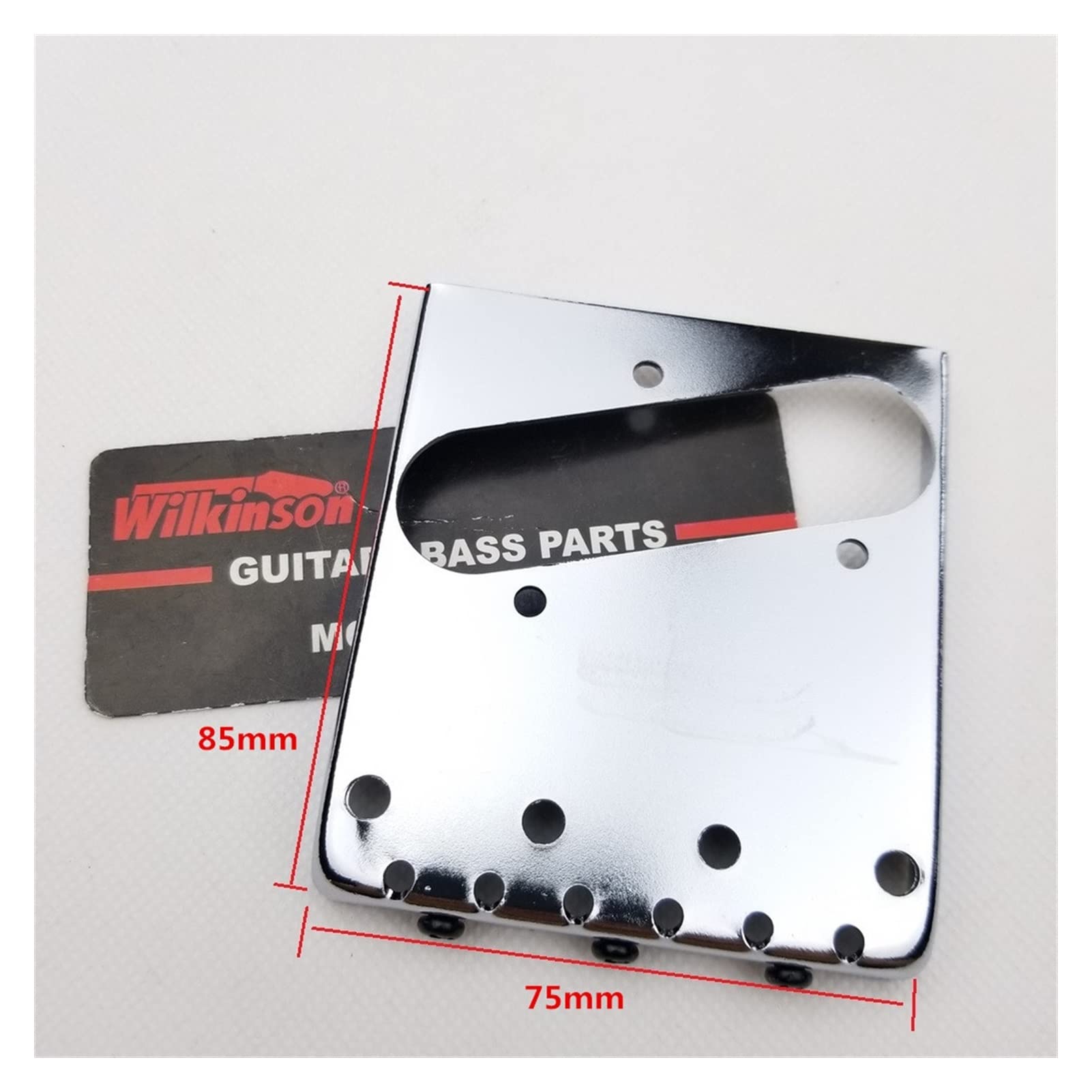 TL Electric Guitar Saddle Bridge - Brass & Chrome Silver Saddles for Enhanced Tone & Sustain | Perfect for Rock, Blues & Metal Performances
