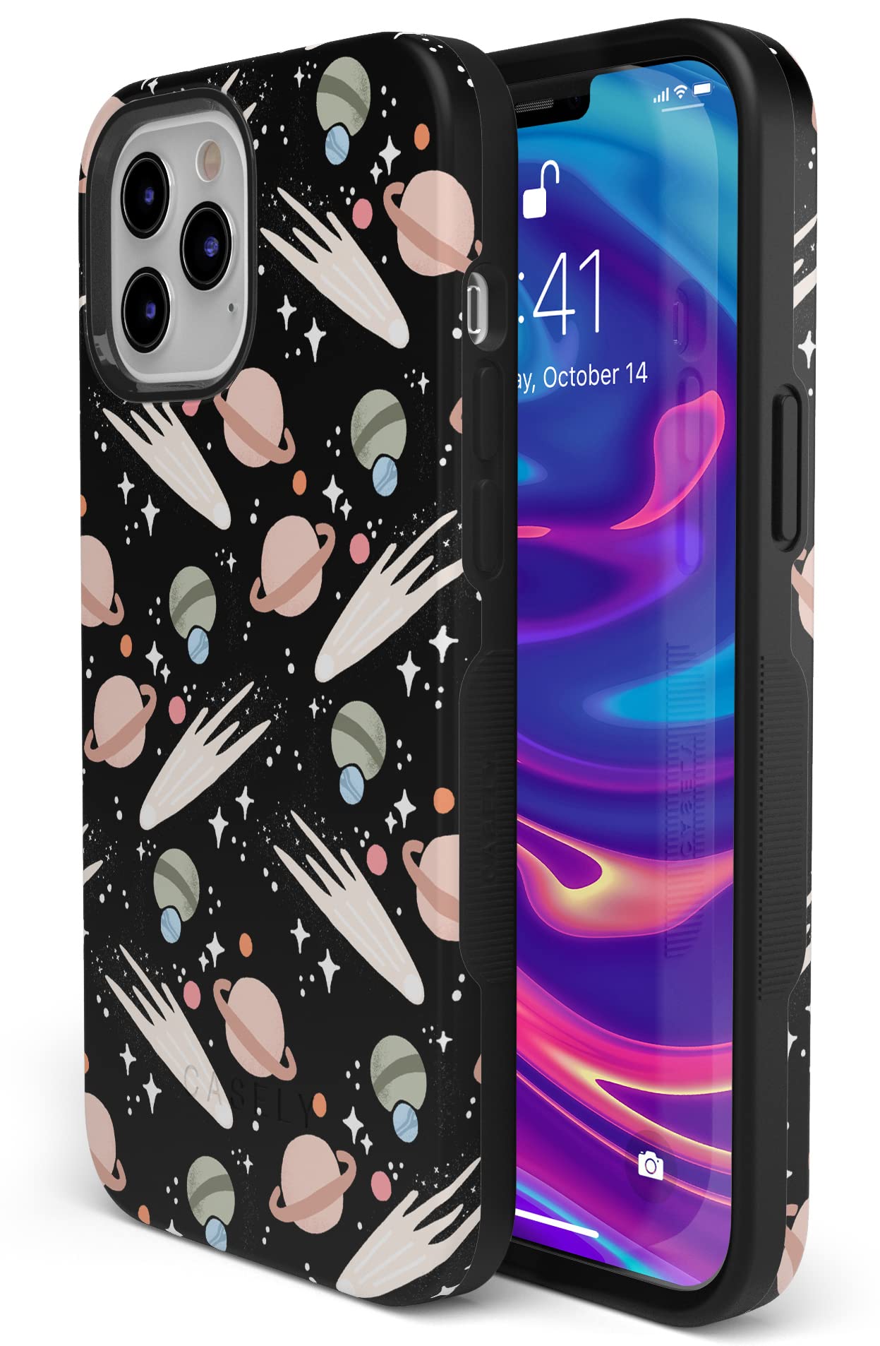 Casely iPhone 11 Pro Max Case - Premium Protective Phone Cover with Unique Outer Space Design | Perfect for Everyday Use, Travel & Gift Giving