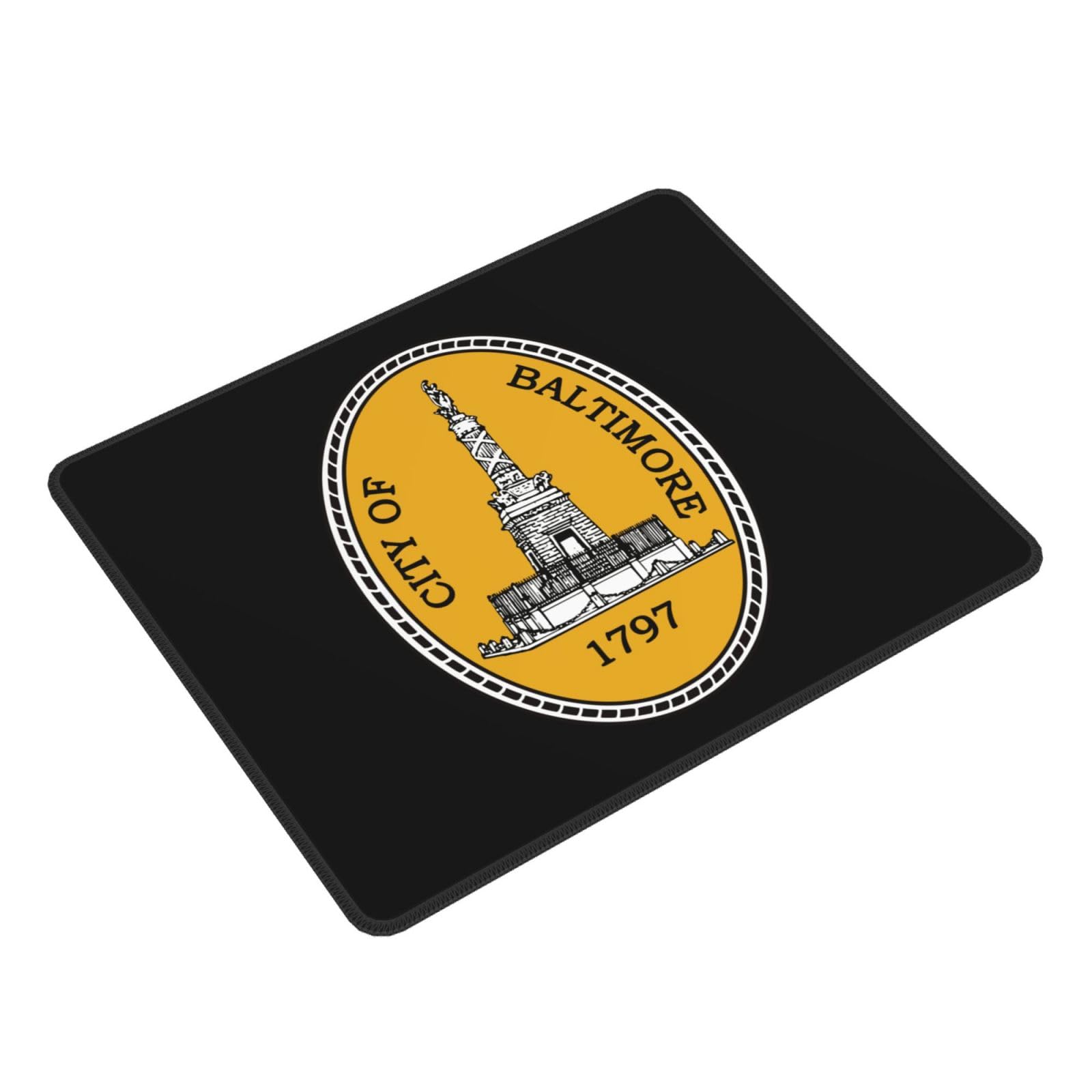 SIYTUAU Baltimore Maryland Seal Mouse Pad - Waterproof Non-Slip Rubber Office & Gaming Mousepad (10x12 inches) for Laptop, PC, Home & Office Workspace