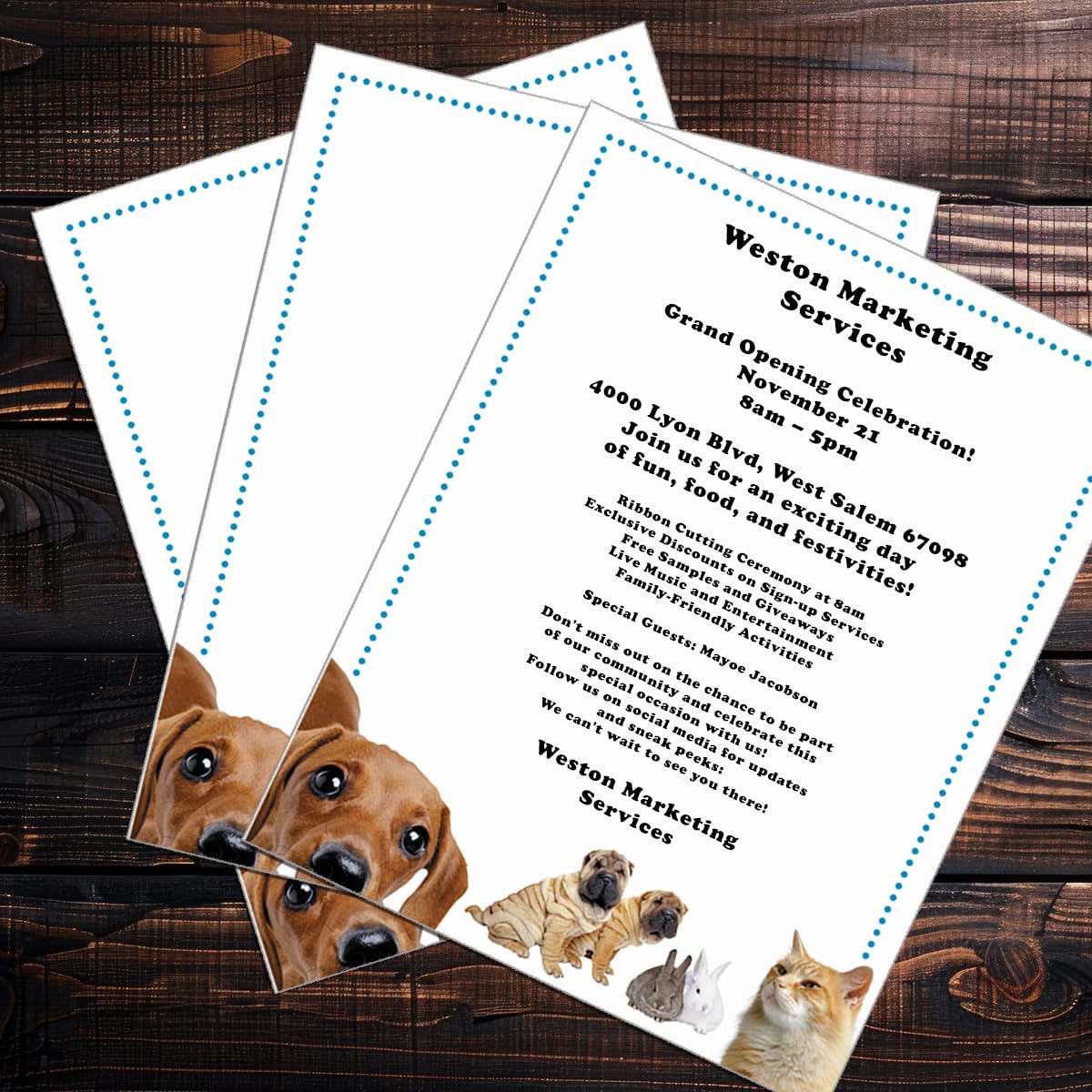 Adorable Pet Pals Stationery Set - 25 Sheets of Premium Decorative Writing Paper (8.5