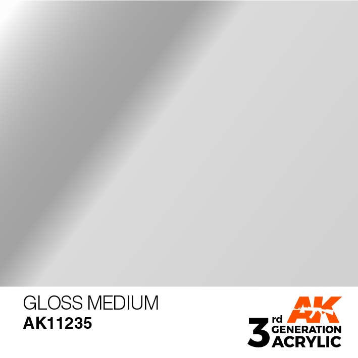 AK 3rd Generation Glossy Medium Hair Brush - Perfect for Smoothing, Detangling & Styling at Home or Salon