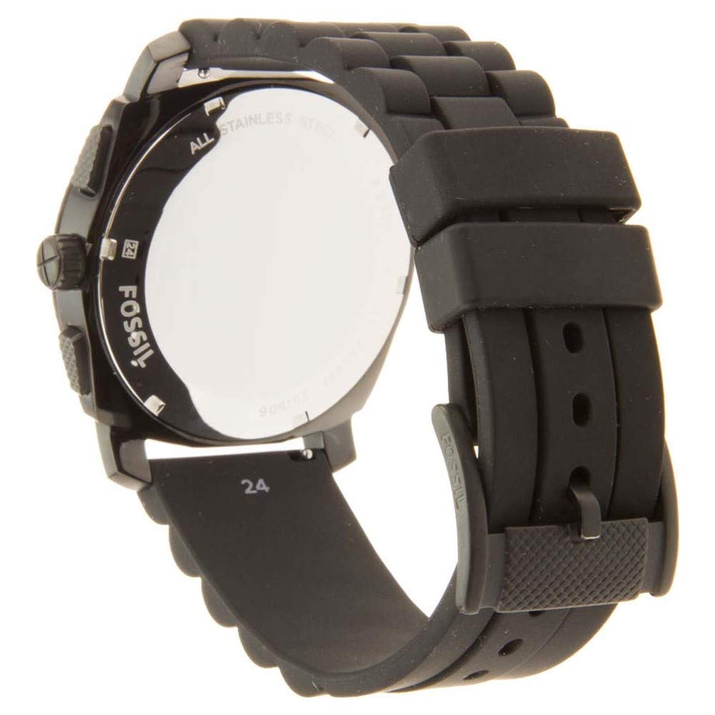 Fossil Men's Machine Chronograph Quartz Watch - 45mm Smoked Stainless Steel Case with Stainless Steel Band | Casual, Business & Formal Wear Accessory