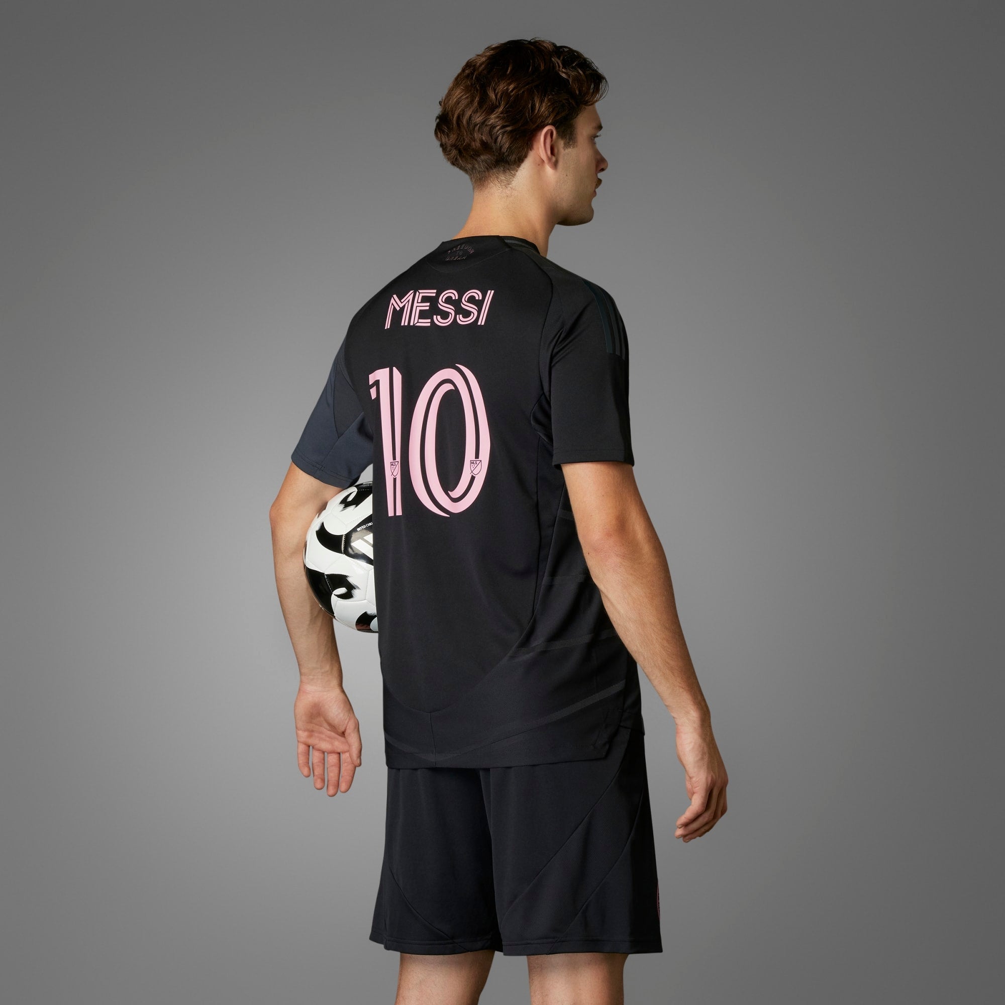 adidas Inter Miami CF 2025/26 Lionel Messi Away Jersey - Authentic Soccer Jersey for Fans & Players - Perfect for Match Day, Training & Casual Wear
