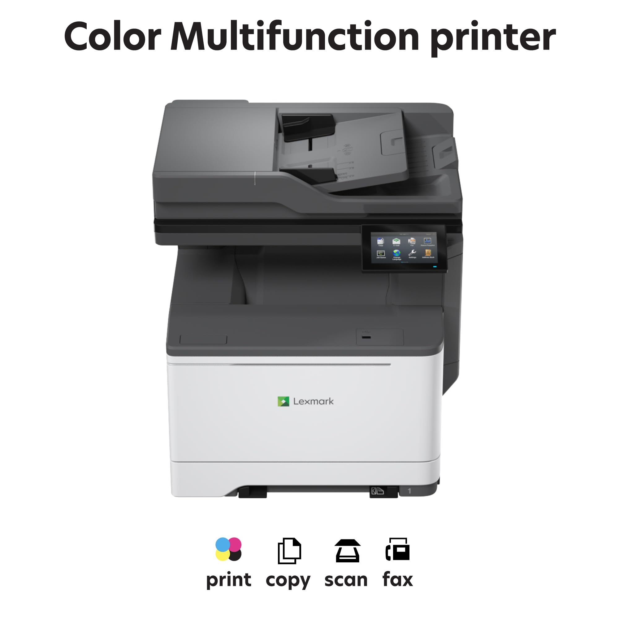 Lexmark CX532adwe Color Laser Printer with Touch Screen - High-Speed USB Connectivity, Wireless Printing, 50M7040 Model | Perfect for Home Office & Small Business Document Printing
