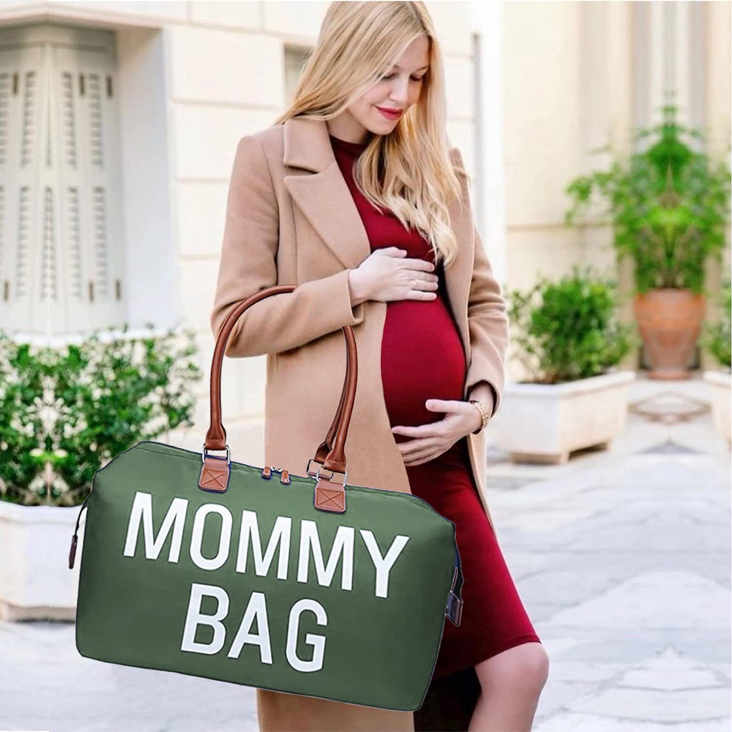 Upgraded Large Capacity Maternity Tote Bag - Hospital Delivery Bag, Baby Diaper Bag with Travel Organizers - Perfect for Labor, Newborn Care & Family Travel Essentials