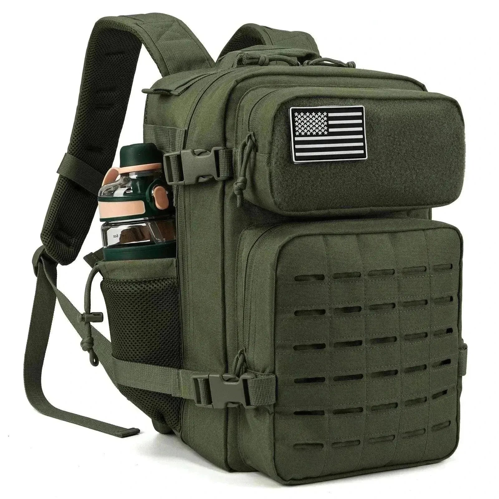 25L Tactical Backpack for Hiking, Camping & Outdoor Adventures - Waterproof Durable Rucksack for Men & Women - Perfect for Travel, Military Use & Daily Commute