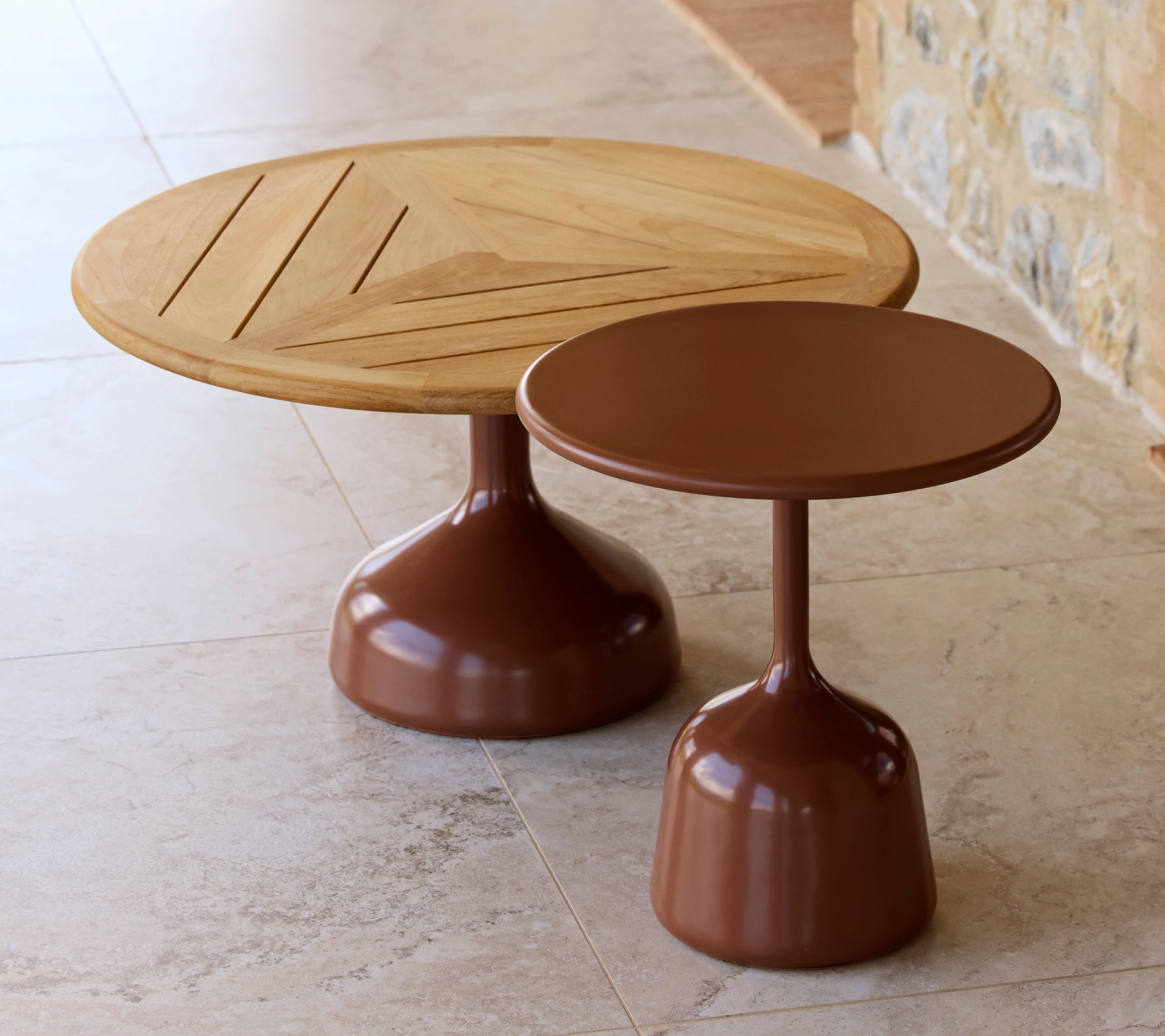 Modern Glaze Coffee Table - Small Round Side Table for Living Room, Bedroom, Office - Perfect for Coffee, Books, and Decor