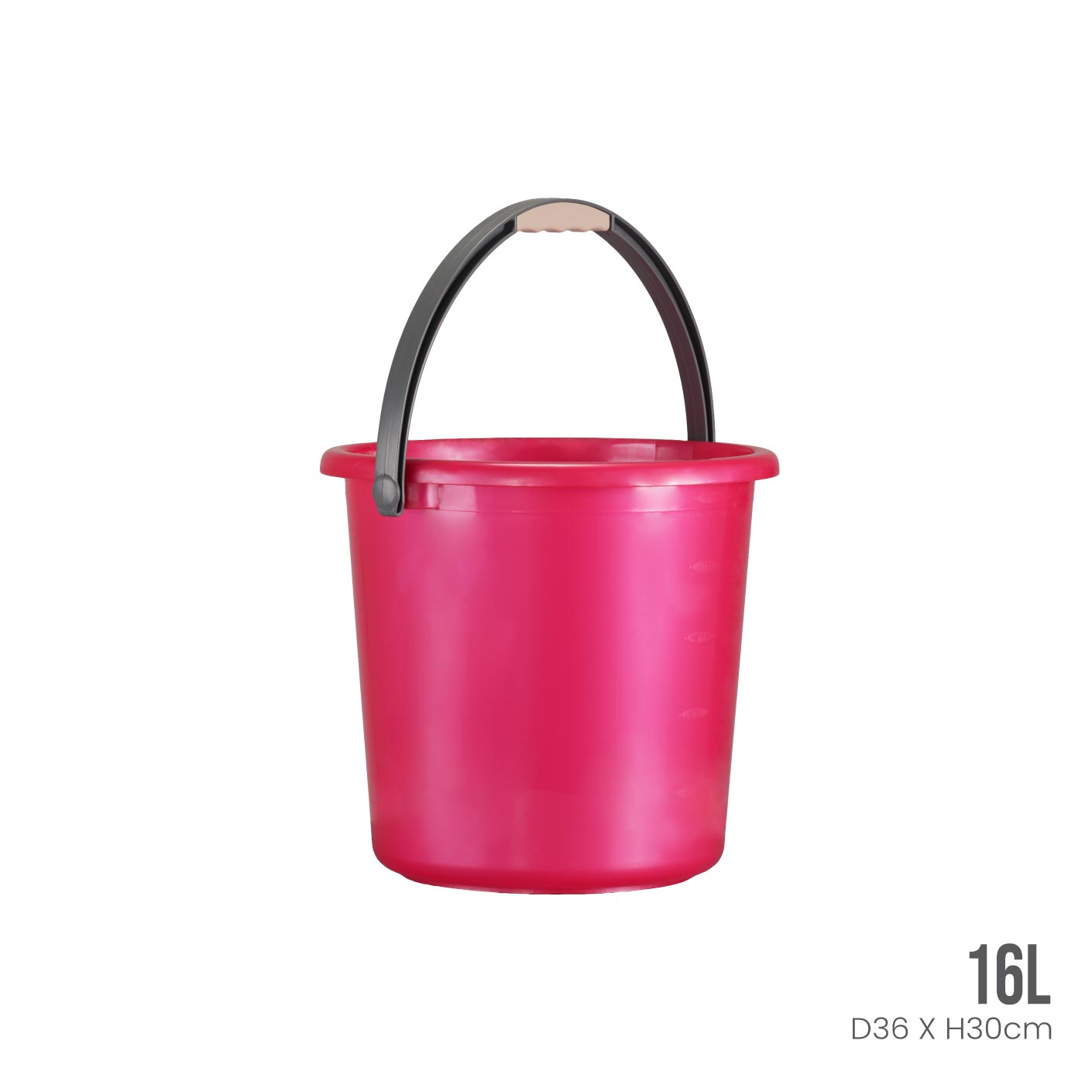 PIN PIN PAIL (634) - Durable Plastic Bucket for Home, Garden & DIY Projects - Perfect for Storage, Cleaning & Outdoor Activities