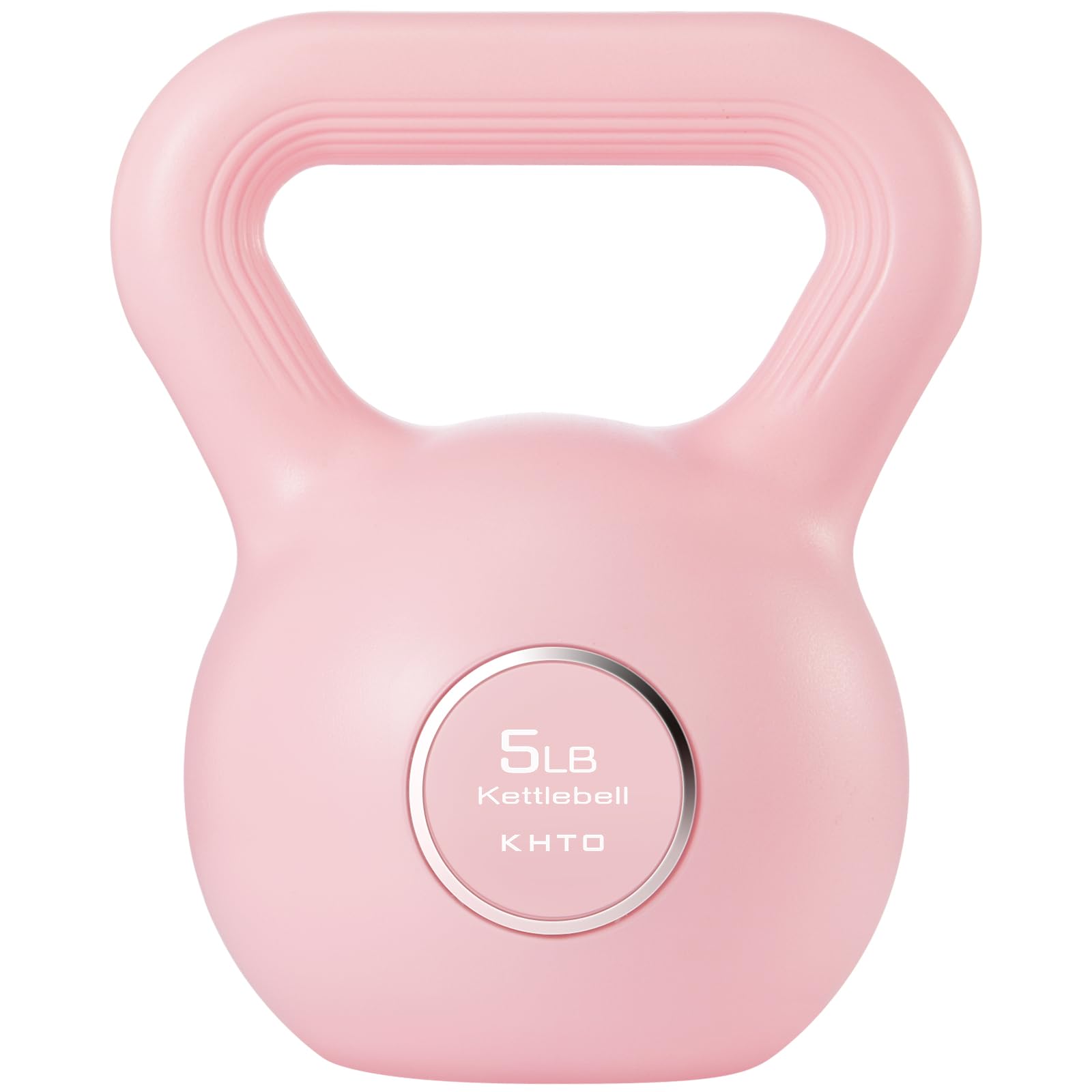 KHTO Pink Kettlebells Set for Strength Training - Home Gym Dumbbell Weights for Women & Men | Perfect for CrossFit, HIIT Workouts & Functional Fitness