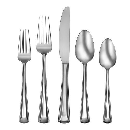 42-Piece Flatware Set - Stainless Steel Silverware Cutlery Set for 8, Service for 8 - Elegant Dining Utensils for Home, Restaurant & Wedding - Knife Fork Spoon Set with Mirror Polish Finish