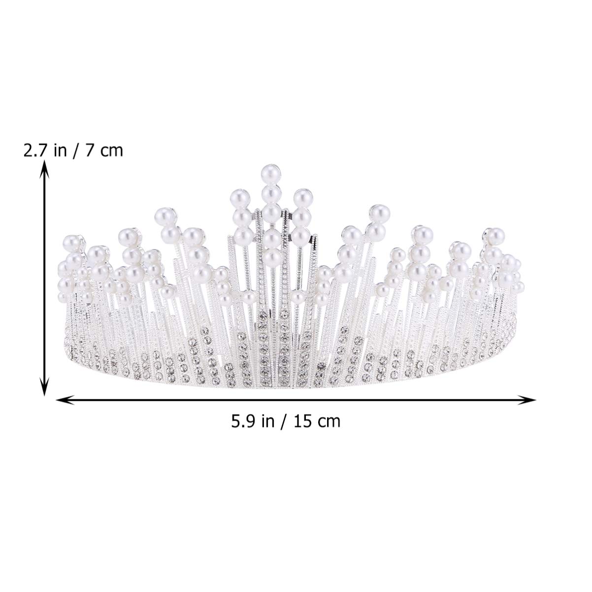 Beavorty Wedding Tiara Crown for Women - Bridal Hair Accessories, Phoenix Headpiece for Bride, Miss Tiara - Perfect for Weddings, Prom, Pageants & Special Occasions