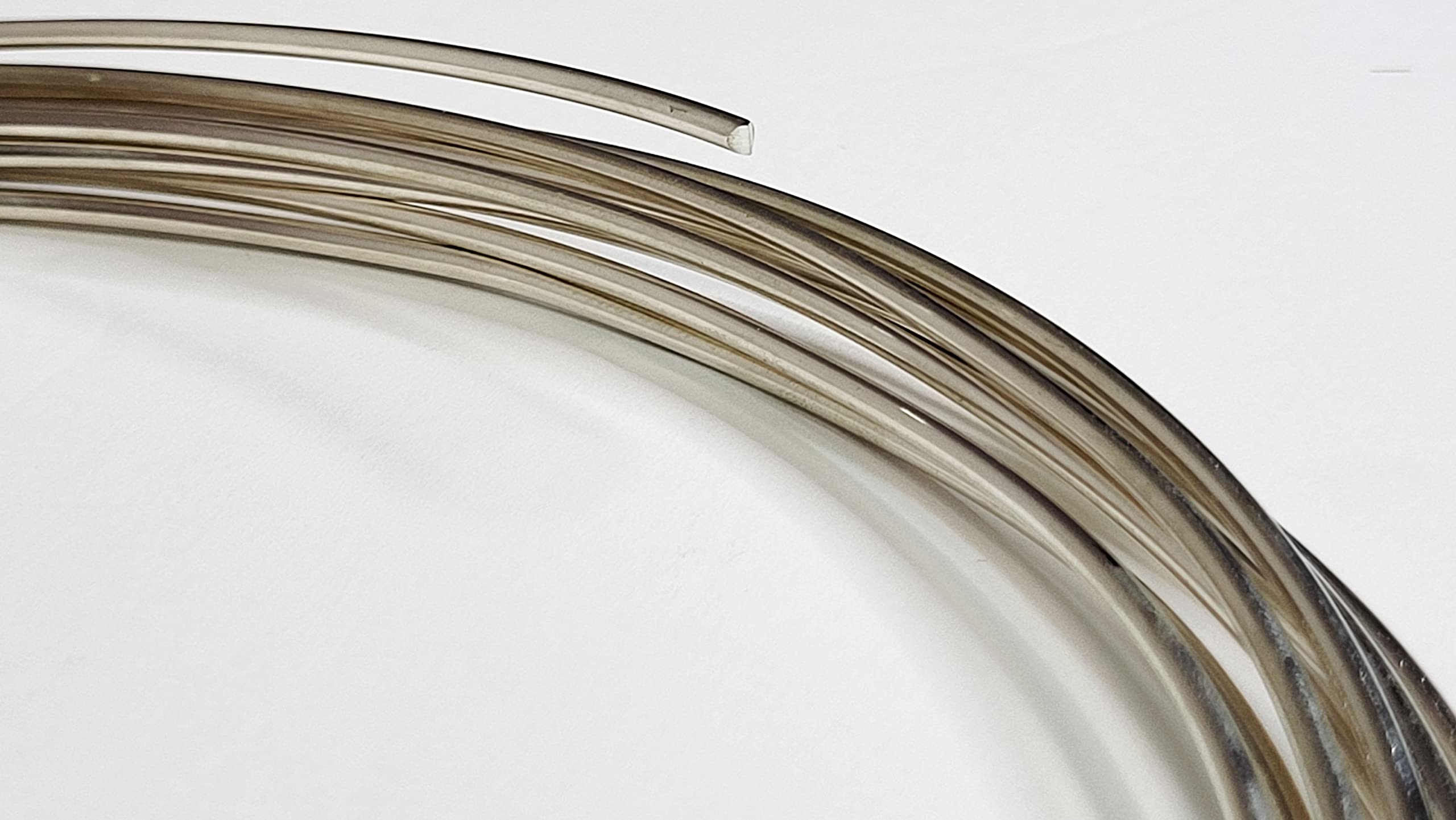 11 Gauge Round Dead Soft 925 Sterling Silver Wire - 3 Feet Jewelry Making Supplies for DIY Bracelets, Necklaces & Crafting Projects - WIZART Premium Art Wire