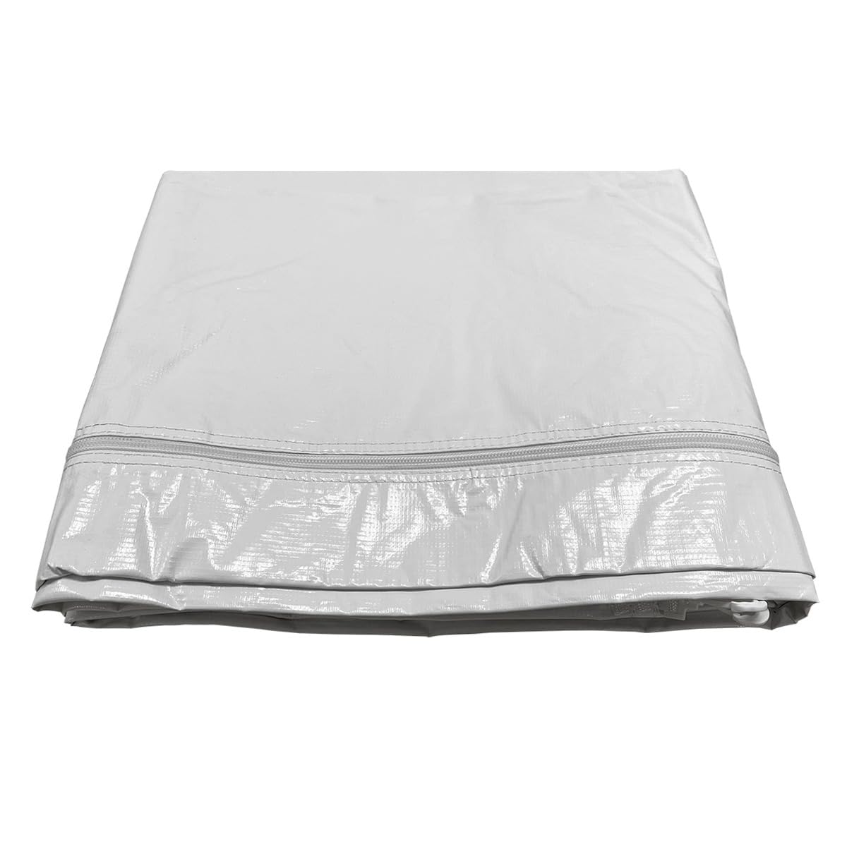 7' x 15' Party Canopy Tent Sidewall with Zipper - Translucent PVC Vinyl Material for Outdoor Events, Weddings & Commercial Tents - Includes Clips & Grommets (Tent Not Included) - Perfect for Backyard Parties, Market Stalls & Festival Booths