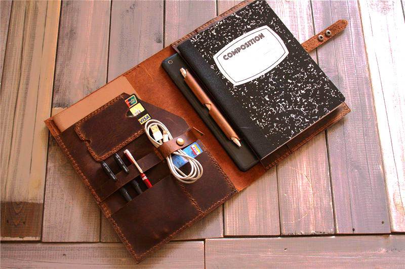 Refillable Composition Notebook Cover Holder - Durable & Stylish Journal Binder for School, Office & College - Perfect for Note Taking, Writing & Organizing Papers