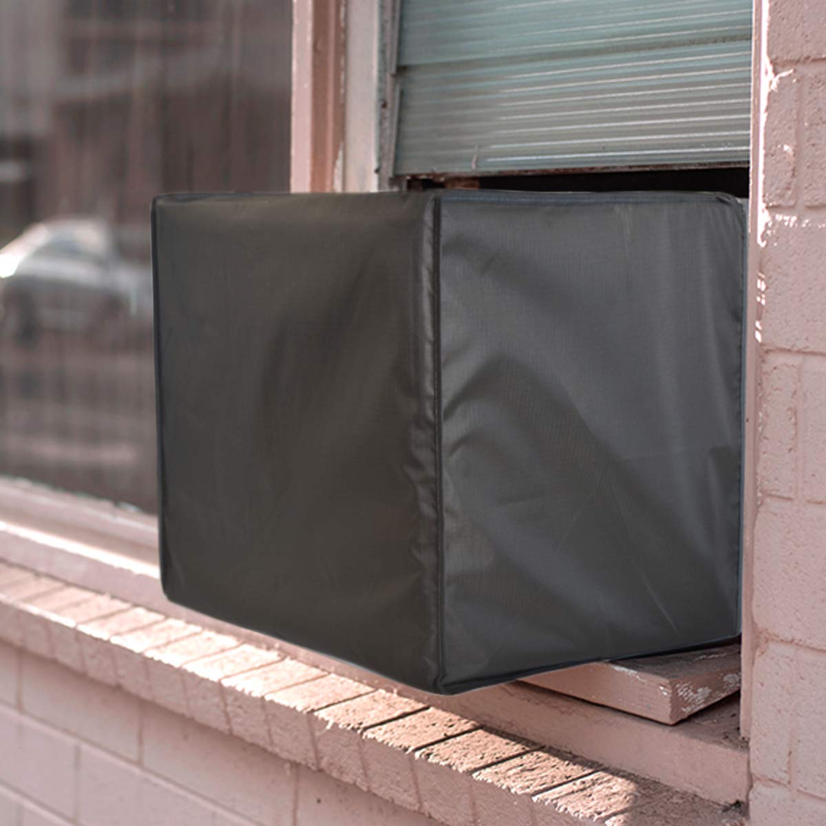 Jeacent Heavy Duty Window Air Conditioner Cover for Outside - 21W x 16D x 15H - Weatherproof AC Unit Protector for Winter & Summer - Perfect for Home, Apartment & Office Use