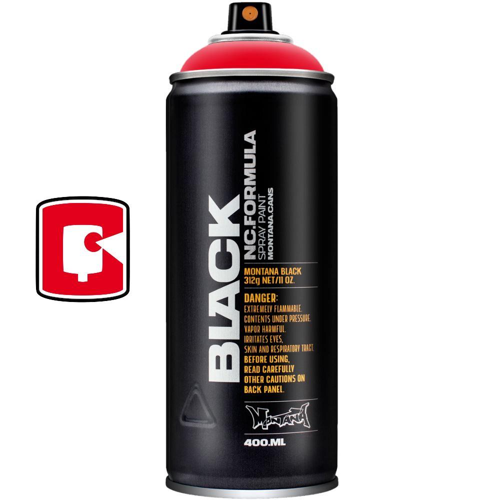 Montana Black 400ML Spray Paint - High-Quality Graffiti & Street Art Paint for Walls, Metal, Wood - Perfect for Artists, DIY Projects & Outdoor Murals