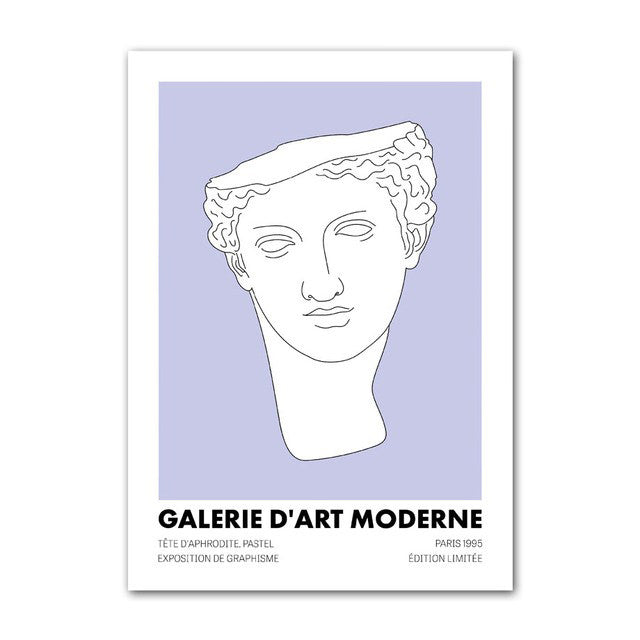 Pastel Minimalist Art Canvas Posters - Modern Aesthetic Wall Decor for Living Room, Bedroom & Office - Perfect for Home & Office Decor