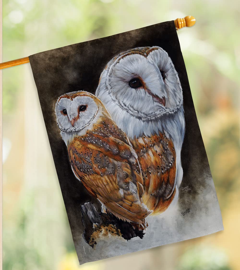 Lustrous Garden Birds House Flag Set 28