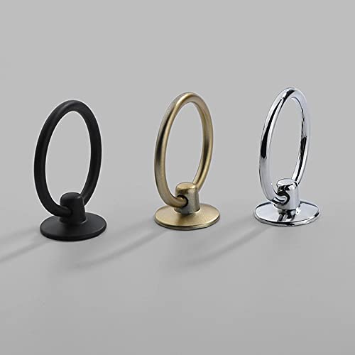 2pcs 43mm Zinc Alloy Cabinet Handles - Gold/Silver/Black - For Furniture & Drawers
