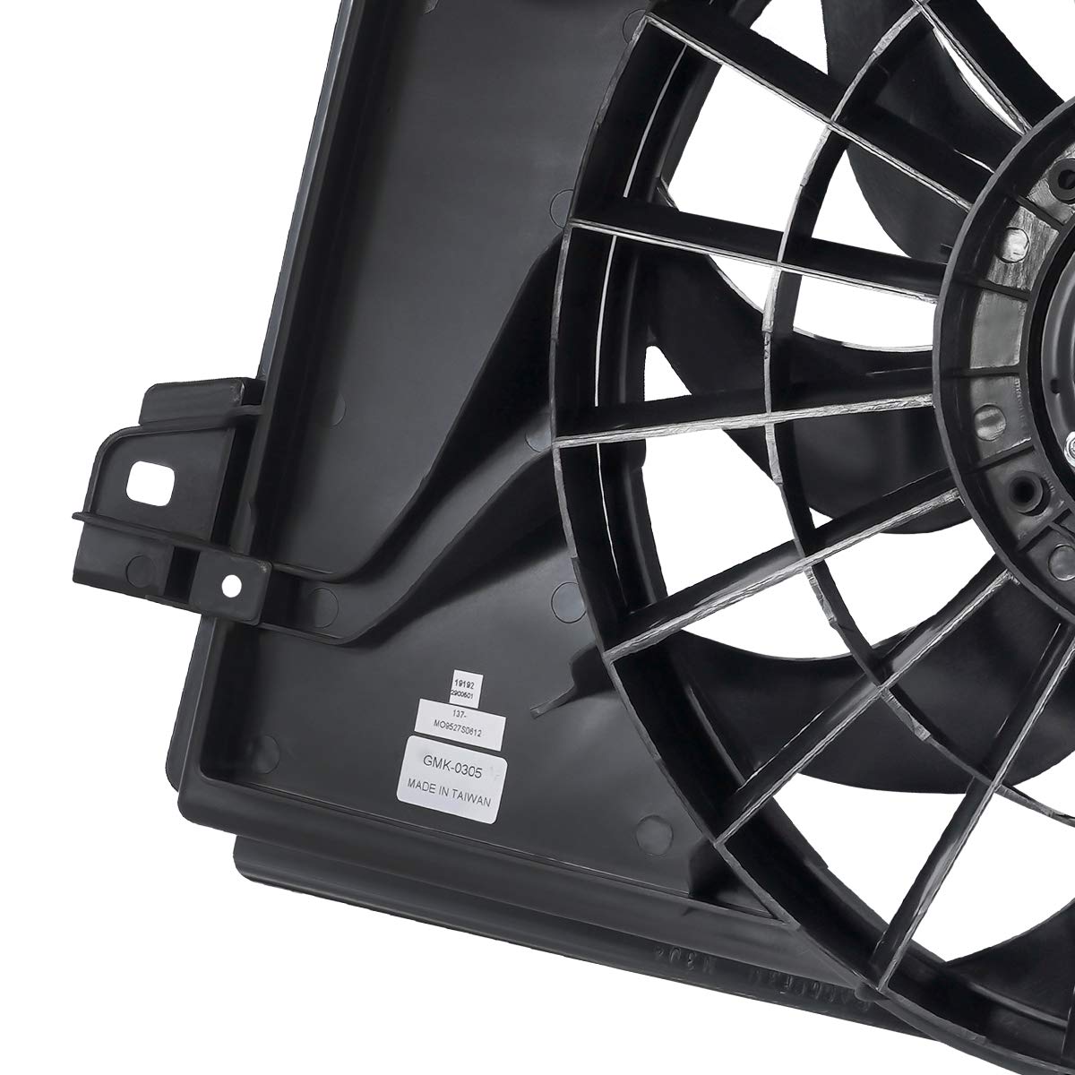 Auto Dynasty GM3115202 OE Style Radiator Cooling Fan Shroud Assembly for 2005-2013 Chevy Corvette 4.6L V8 - Direct Replacement & Performance Upgrade - Perfect for Engine Cooling System Maintenance & Summer Driving