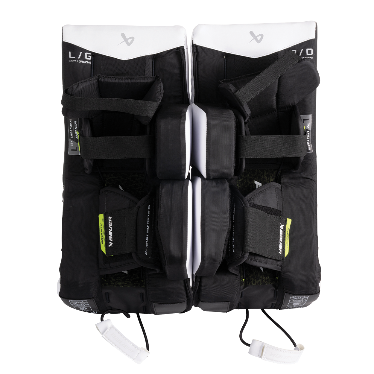 Prodigy Youth Goalie Leg Pads - Lightweight Hockey Goalie Gear for Youth Players - Perfect for Ice Hockey Training & Games