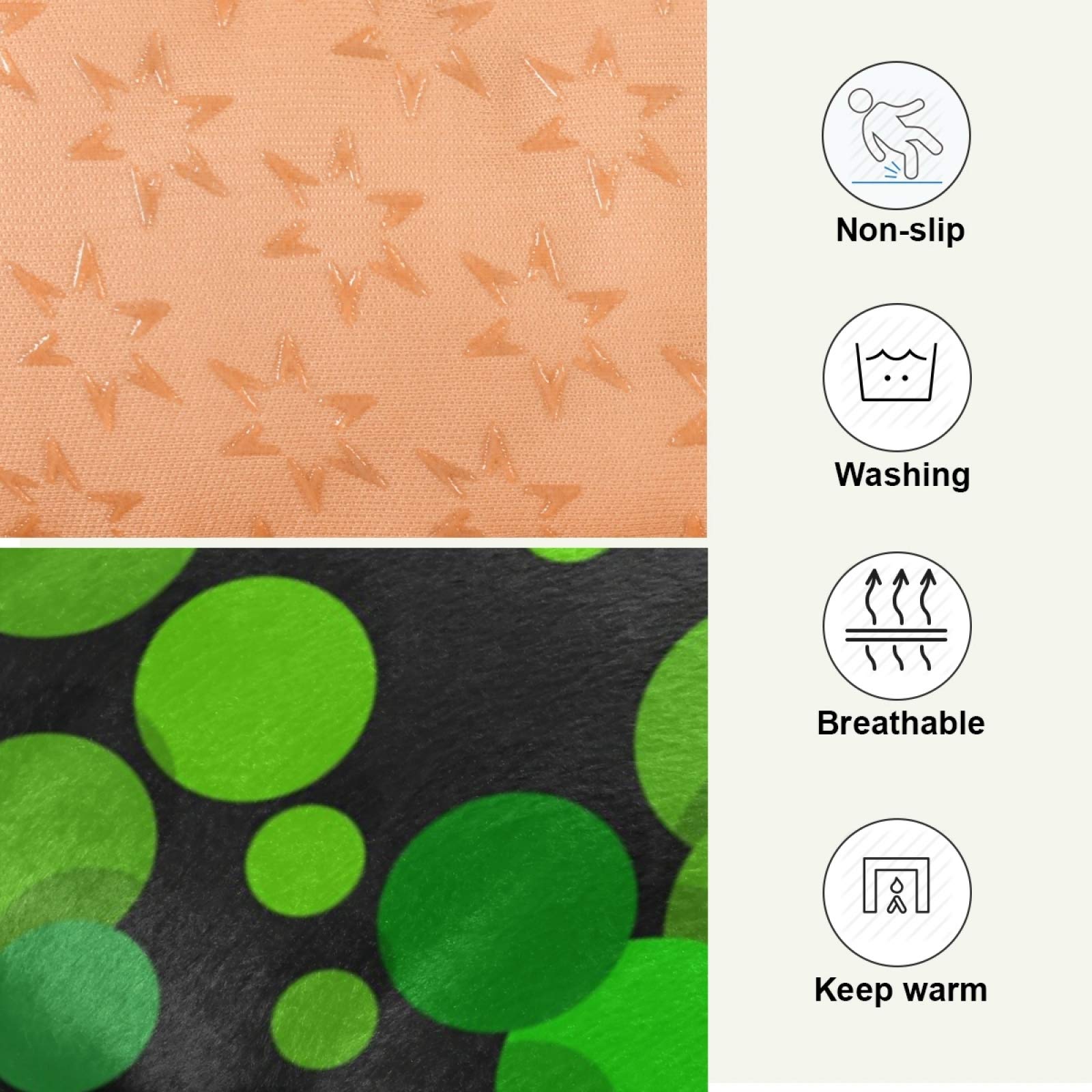 Shamrock Clover Pet Bed for Dogs & Cats – Ultra Soft Rectangle Comfort Bed for Small & Medium Pets, Calming & Cozy (24x18 Inches) – Perfect for Home, Office, or Travel Use