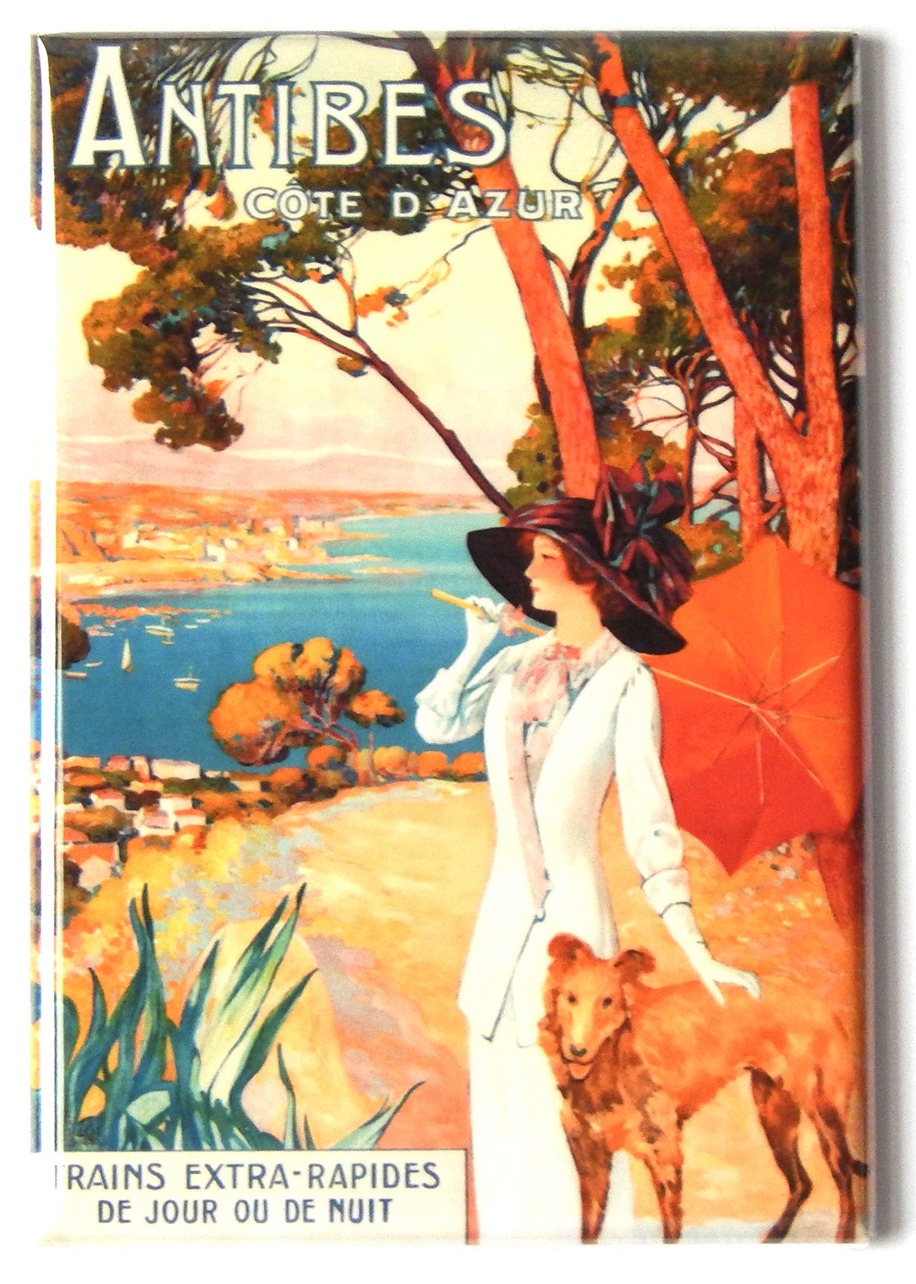 Antibes France Fridge Magnet - 2 x 3 Inches Travel Souvenir - Perfect for Refrigerators, Lockers & Travel Scrapbooks
