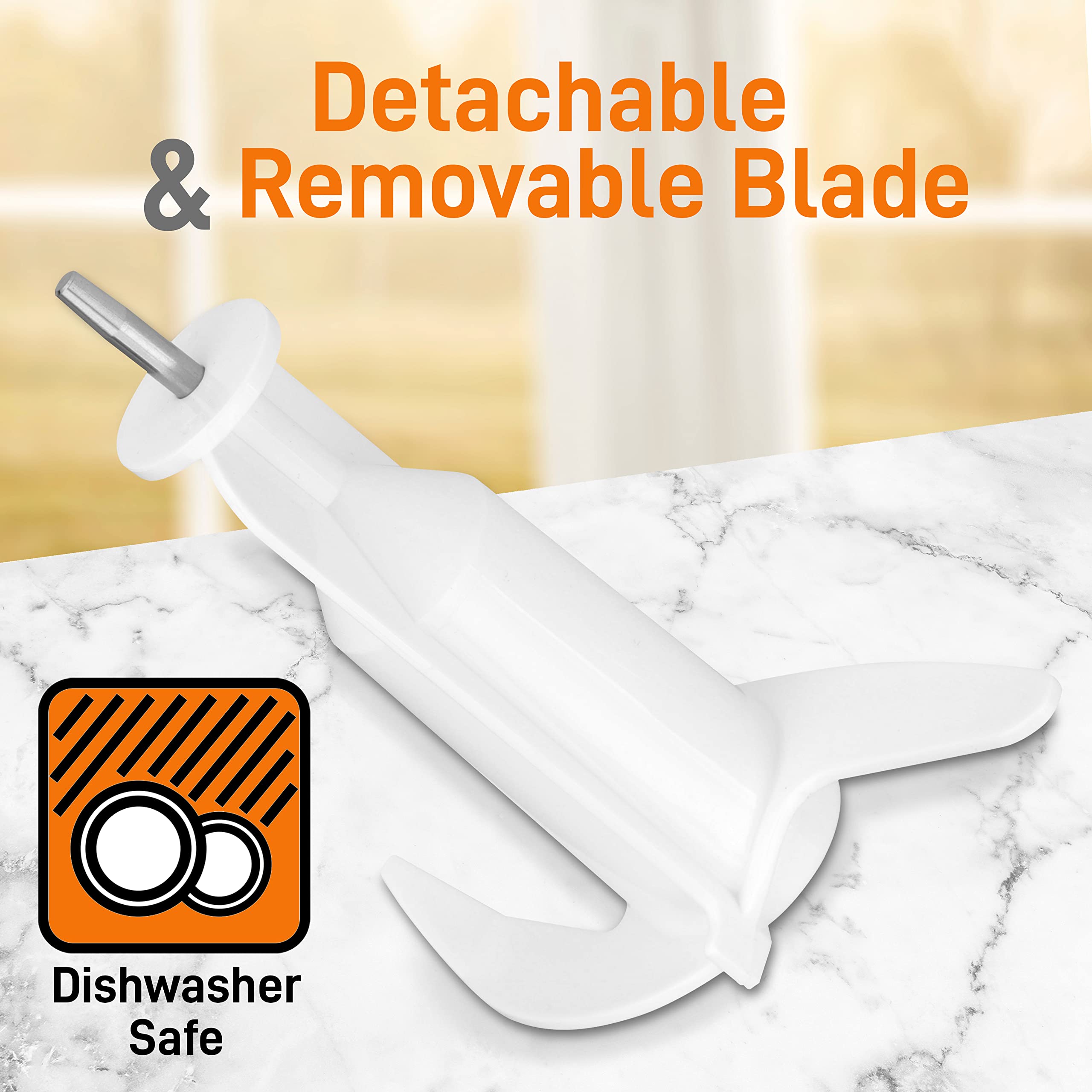 NutriChef Food Processor Dough Kneading Blade Replacement Part for NCFP8 Model - Compatible with NutriChef Multifunction Food Processor - Perfect for Baking, Pizza Dough & Pastry Making