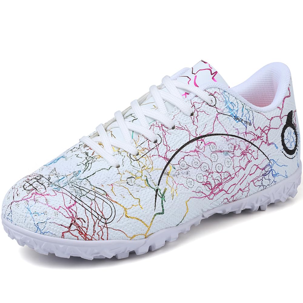 Youth Soccer Shoes for Boys & Girls - Firm Ground & Turf Cleats for Outdoor Play