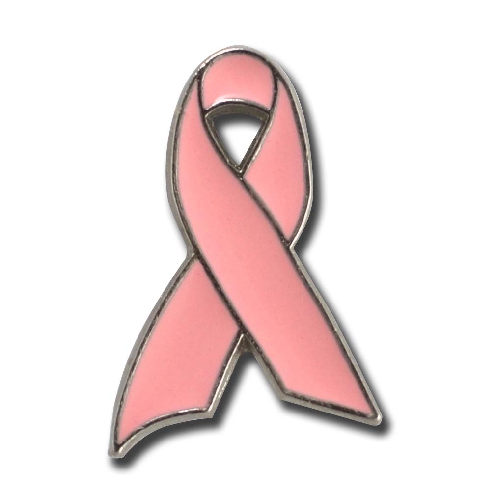 Pink Ribbon Lapel Pin for Breast Cancer Awareness - Handmade in USA, Support Survivors & Fighters - Wear for Charity Events, Fundraisers & Daily Support