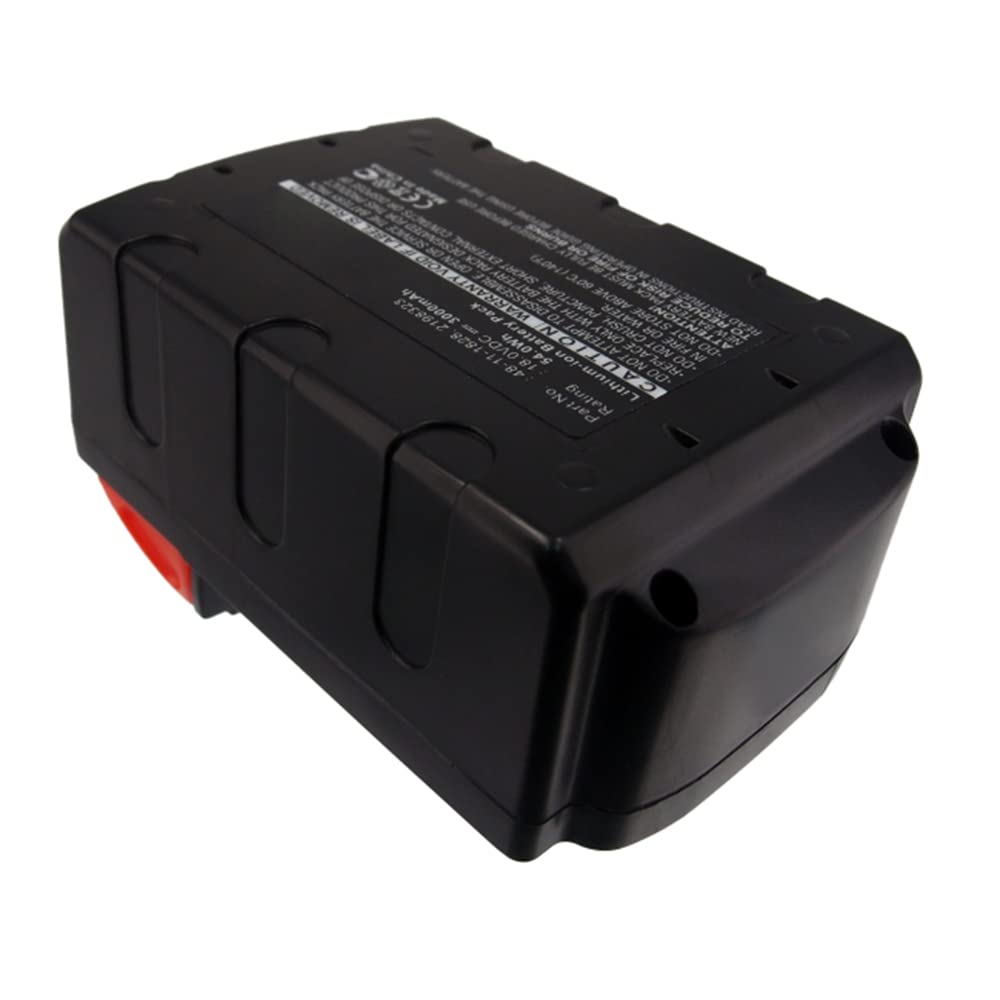Synergy Digital 18V 3000mAh Li-ion Battery Replacement for Milwaukee 2653-22 & B41A Power Tools - Ultra High Capacity Power Source for Drills, Saws, and Milwaukee M18 Cordless Tools