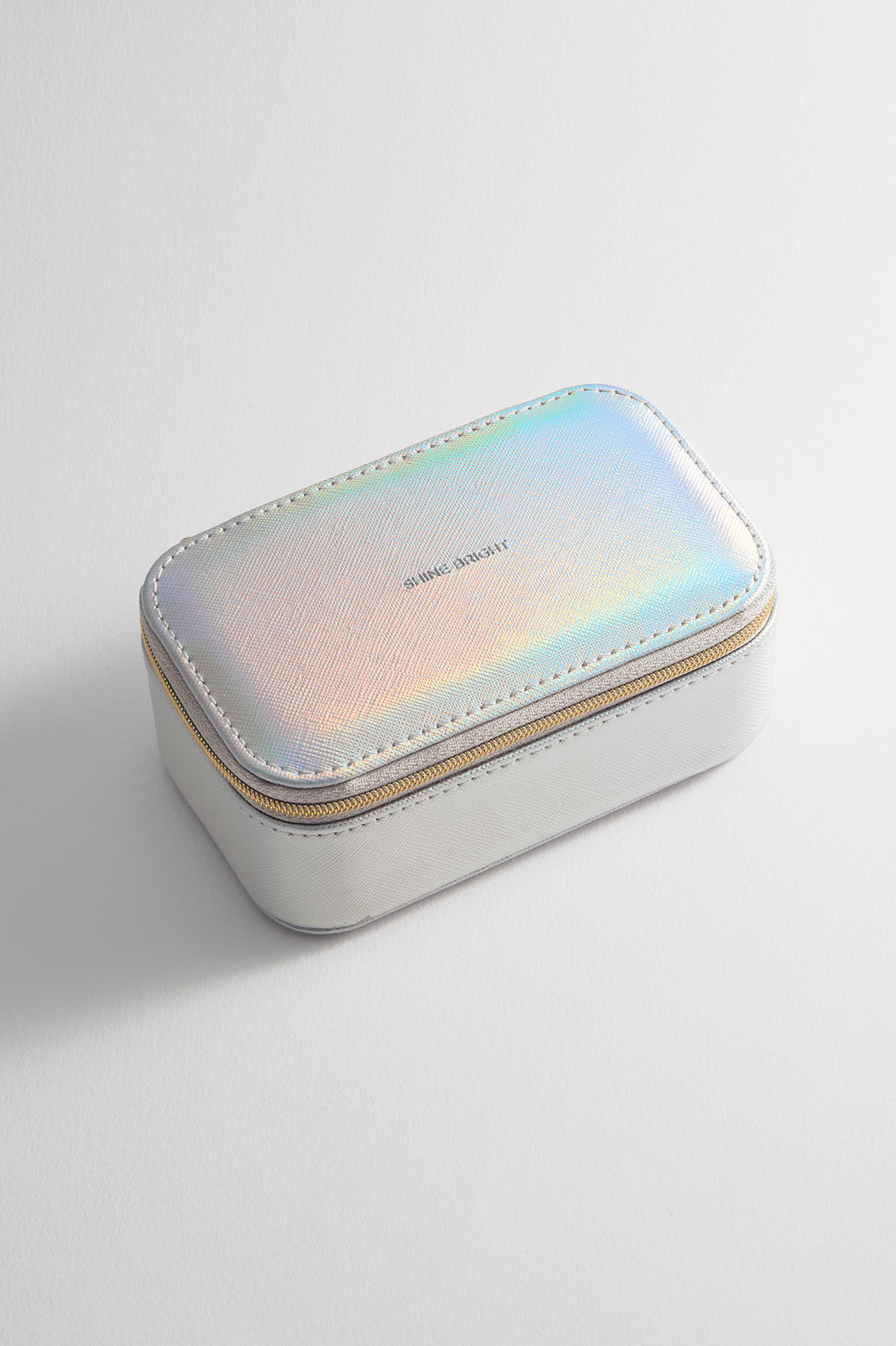 Shine Bright Mini Jewelry Box - Elegant Storage for Rings, Necklaces & Earrings - Perfect for Travel, Gifts & Home Decor