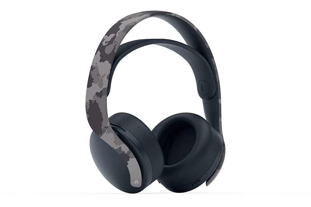 PlayStation Pulse 3D Wireless Headset - Gray Camouflage | Official PS5 Gaming Headphones with 3D Audio | Perfect for PS5, PS4 & PC Gaming | Immersive Sound for Gaming, Movies & Music