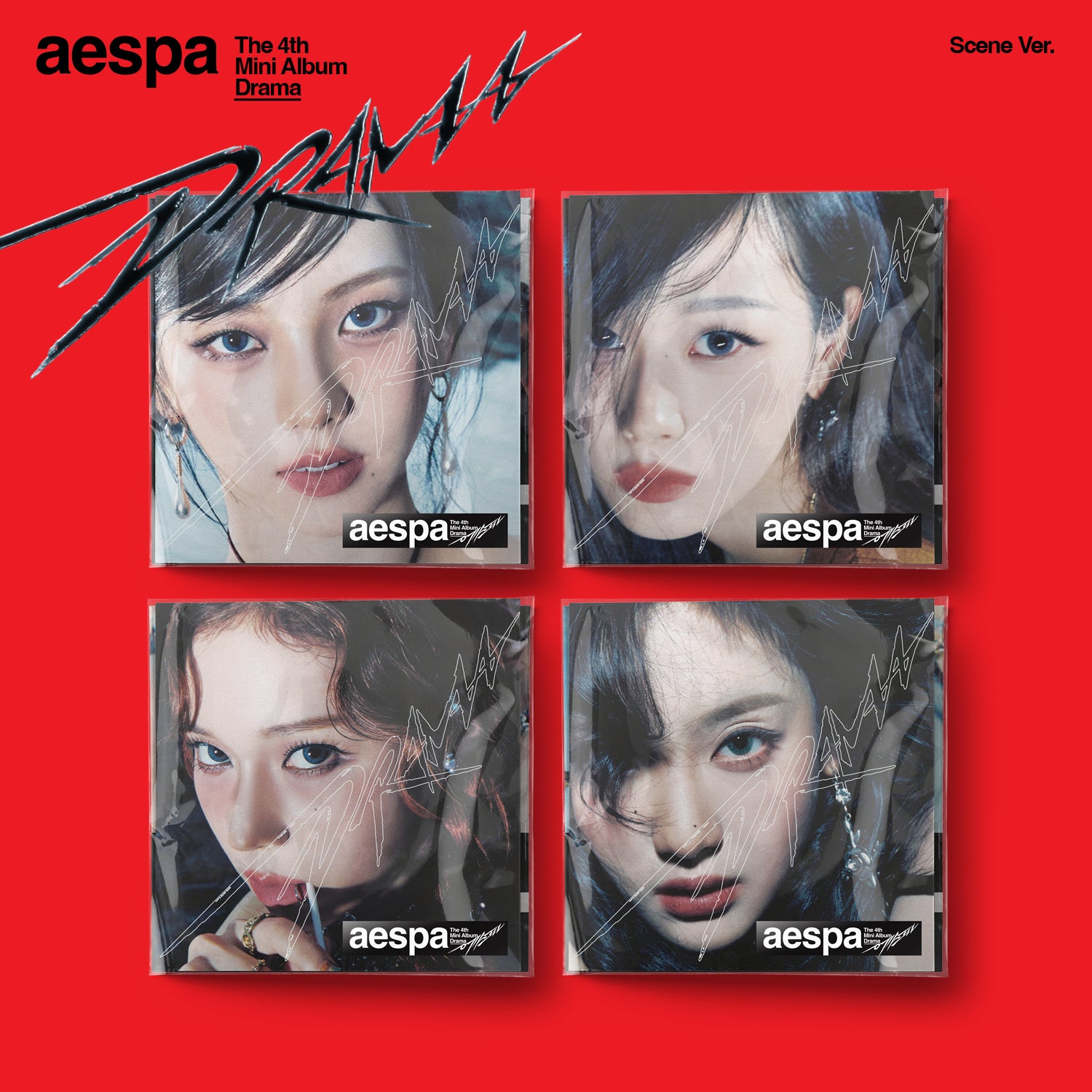 AESPA 4th Mini Album 'DRAMA' (SCENE) - K-Pop Music CD | Perfect for K-Pop Fans, Collectors & Gift Giving | Enjoy at Home, Parties & K-Pop Events