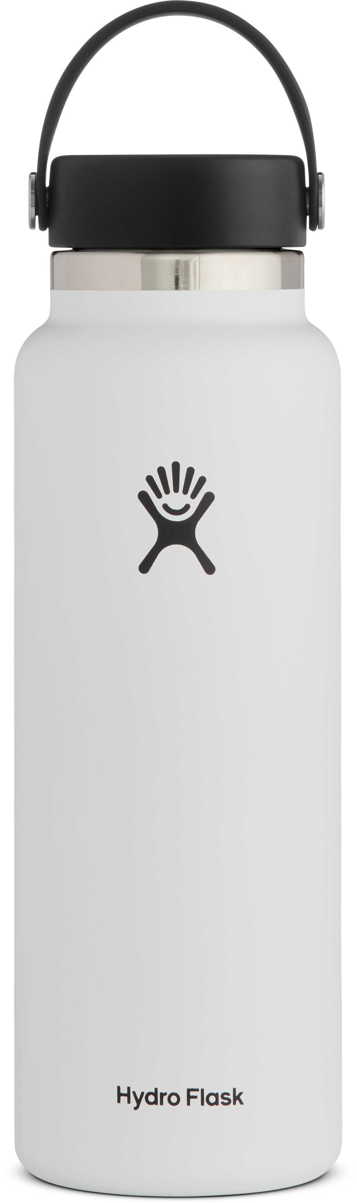 Hydro Flask 40oz Wide Mouth Water Bottle - Vacuum Insulated Stainless Steel, Leak Proof, Keeps Drinks Cold 24Hrs/Hot 12Hrs - Perfect for Hiking, Gym, Camping & Outdoor Activities