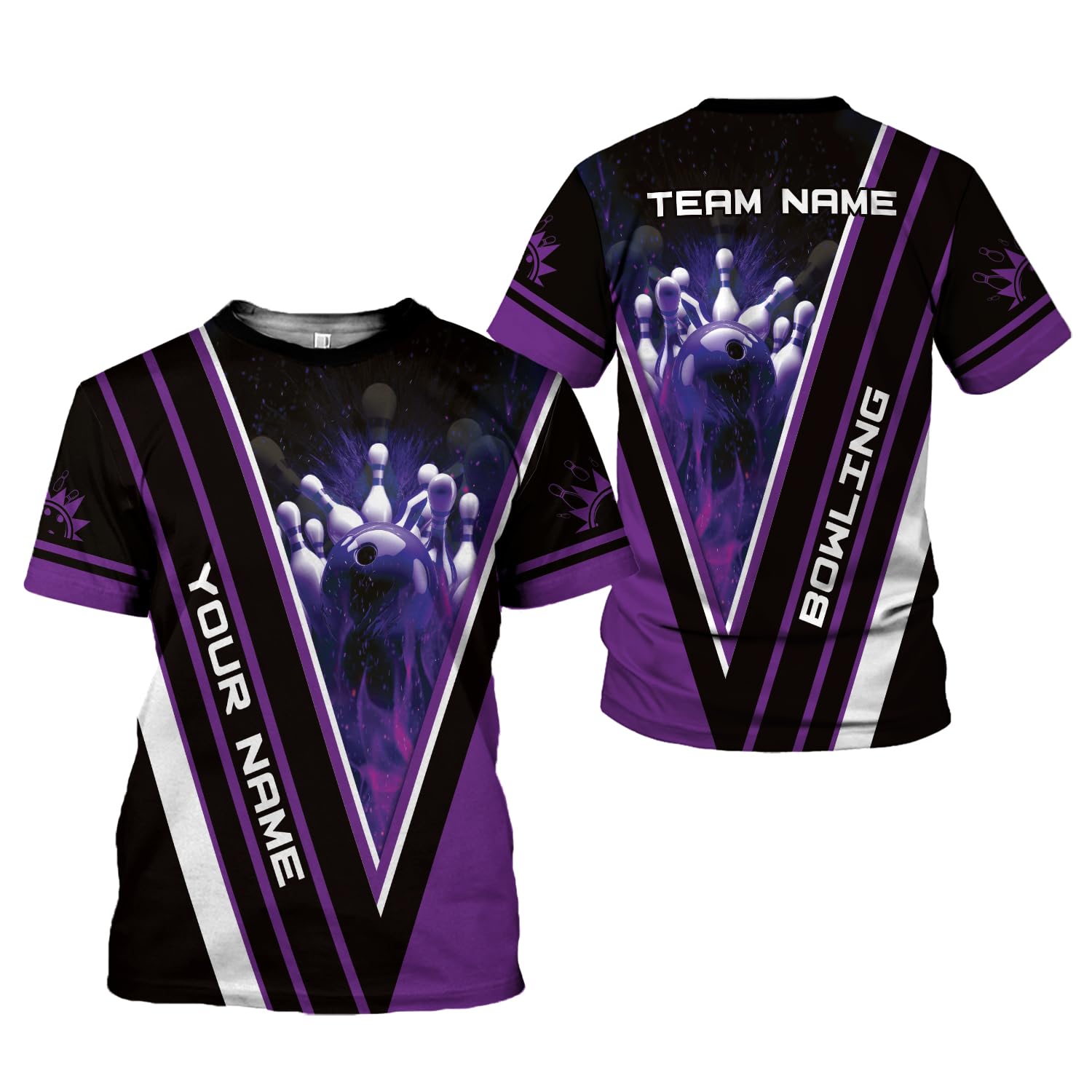 Custom Bowling Shirts for Men & Women - Personalized Unisex Bowling Jerseys - Team & League Uniforms - Perfect for Bowling Tournaments, Leagues & Casual Play