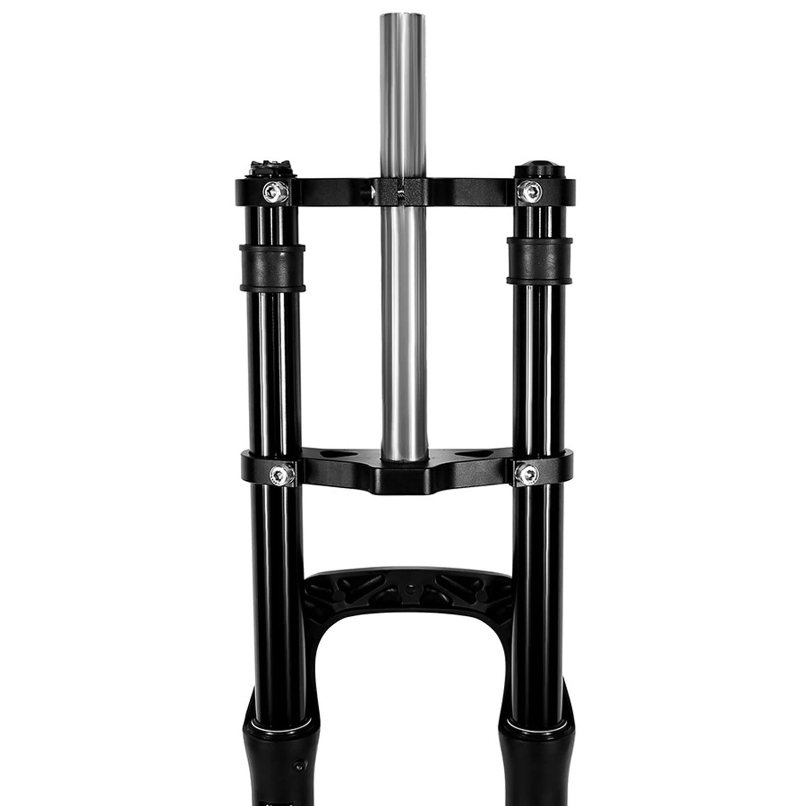 20/26 Inch Fat Bike Fork - 4.0 Inch Wide Tire Suspension Fork with 160mm Travel for Snow, Beach & Downhill Riding - Compatible with Mountain Bikes, BMX & E-Bikes (20 Inch Size) - Perfect for Winter Trails, Sandy Shores & Off-Road Adventures