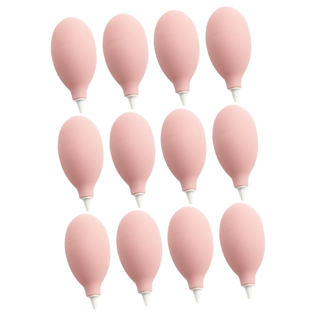 Uonlytech 12-Pack Silicone Air Blower for Camera Lens, Keyboard & Electronics Cleaning - Dust Blower Ball for Photography, Makeup Brushes, PC Maintenance & Home Cleaning