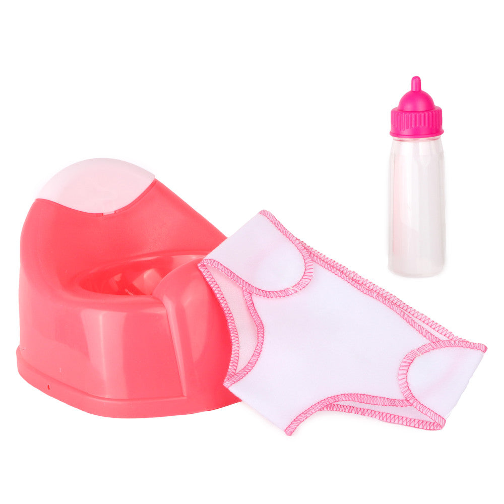 Dream Collection Baby Doll Potty Training Playset with Realistic Accessories - Interactive Toddler Learning Toy for Pretend Play & Early Childhood Development
