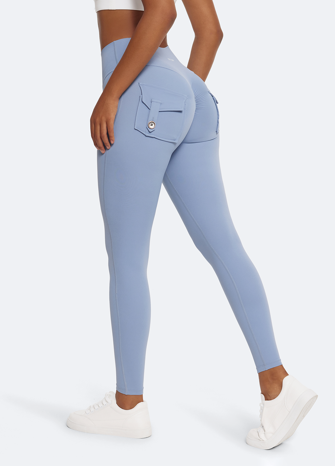 High Waist Push Up Leggings with Pockets - Tummy Control Yoga Pants for Women - Perfect for Workout, Running & Everyday Wear