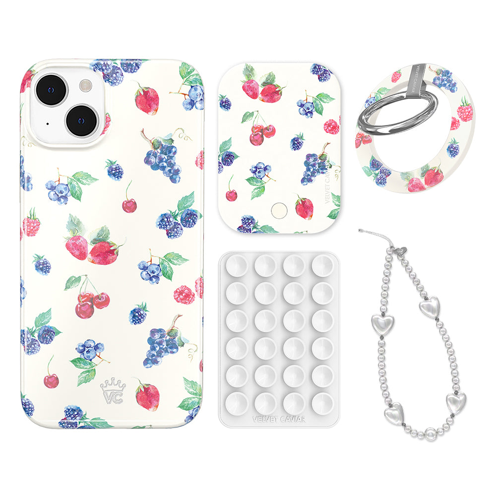 Berry Baby iPhone Bundle Set with Non-Slip Grip - Perfect for Kids, Toddlers & Babies - Playtime, Travel & Everyday Protection
