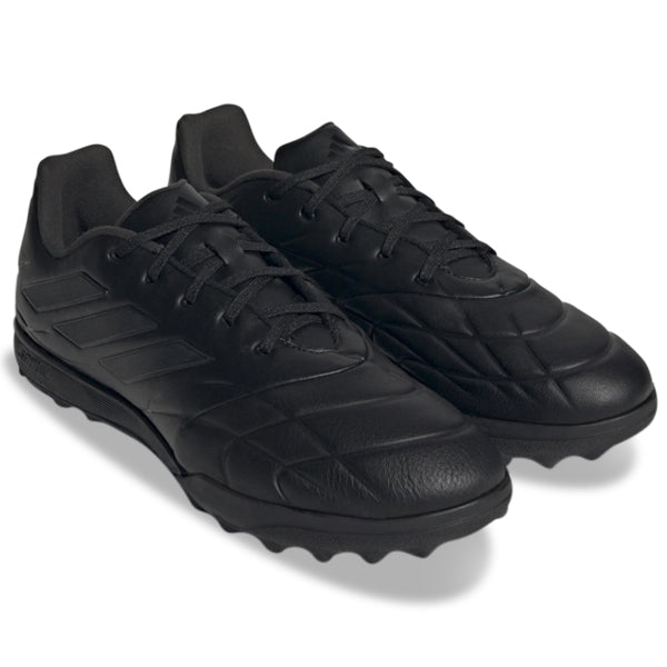 adidas Copa Pure.3 Turf Soccer Shoes for Men - Core Black - Artificial Grass Football Cleats - Perfect for Turf Fields & Training Sessions