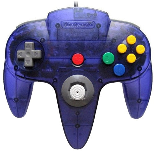 Original Nintendo 64 Controller - Grape Purple Retro Gamepad for N64 Console | Perfect for Classic Gaming, Collectors & Nostalgic Play Sessions