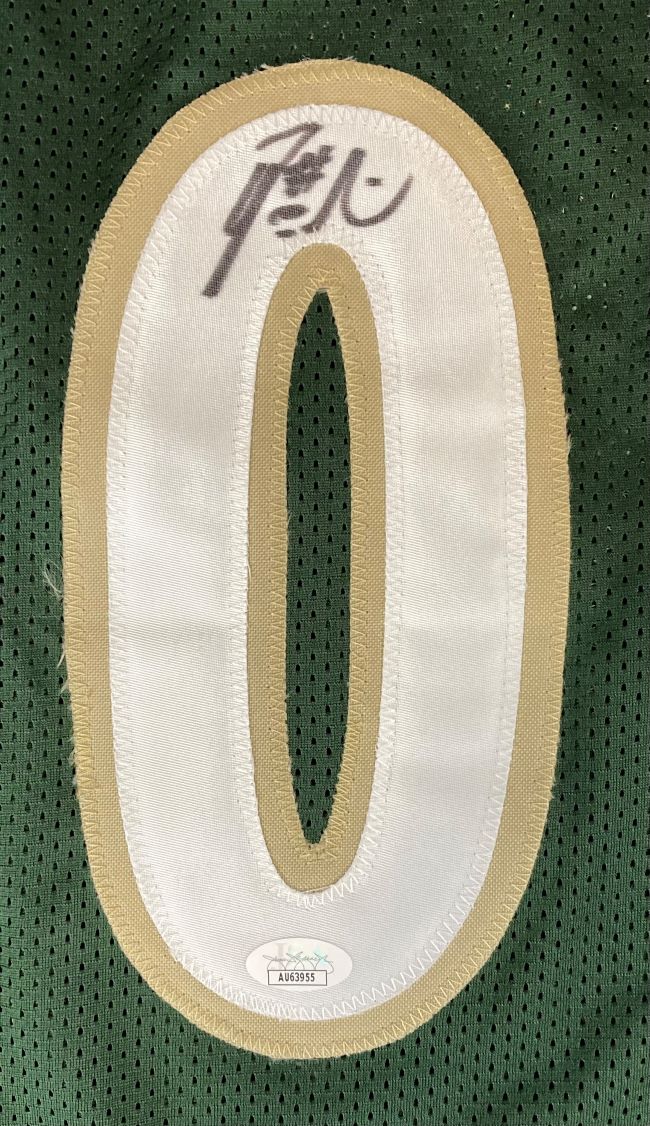 **Authentic Damian Lillard Milwaukee Bucks Green Signed Basketball Jersey with JSA Certification - Perfect for Collectors, Fans, and Sports Memorabilia Displays**