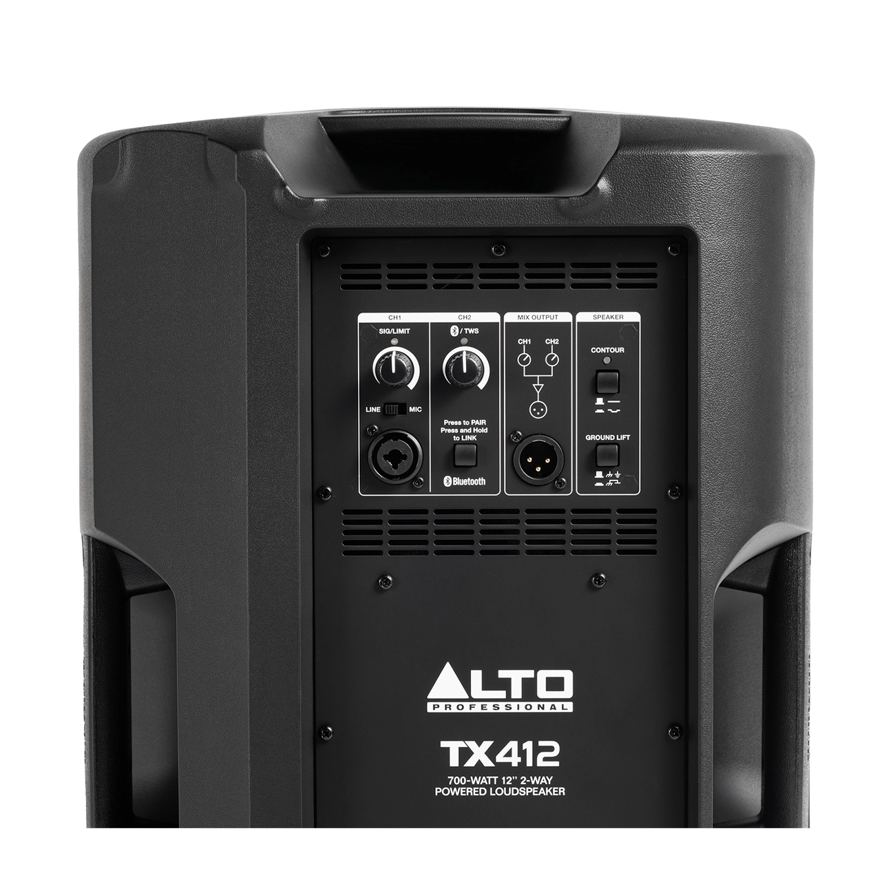 Alto Professional TX412 700 Watt 12 Inch Powered PA Speaker - Perfect for Live Music, DJ Performances & Outdoor Events