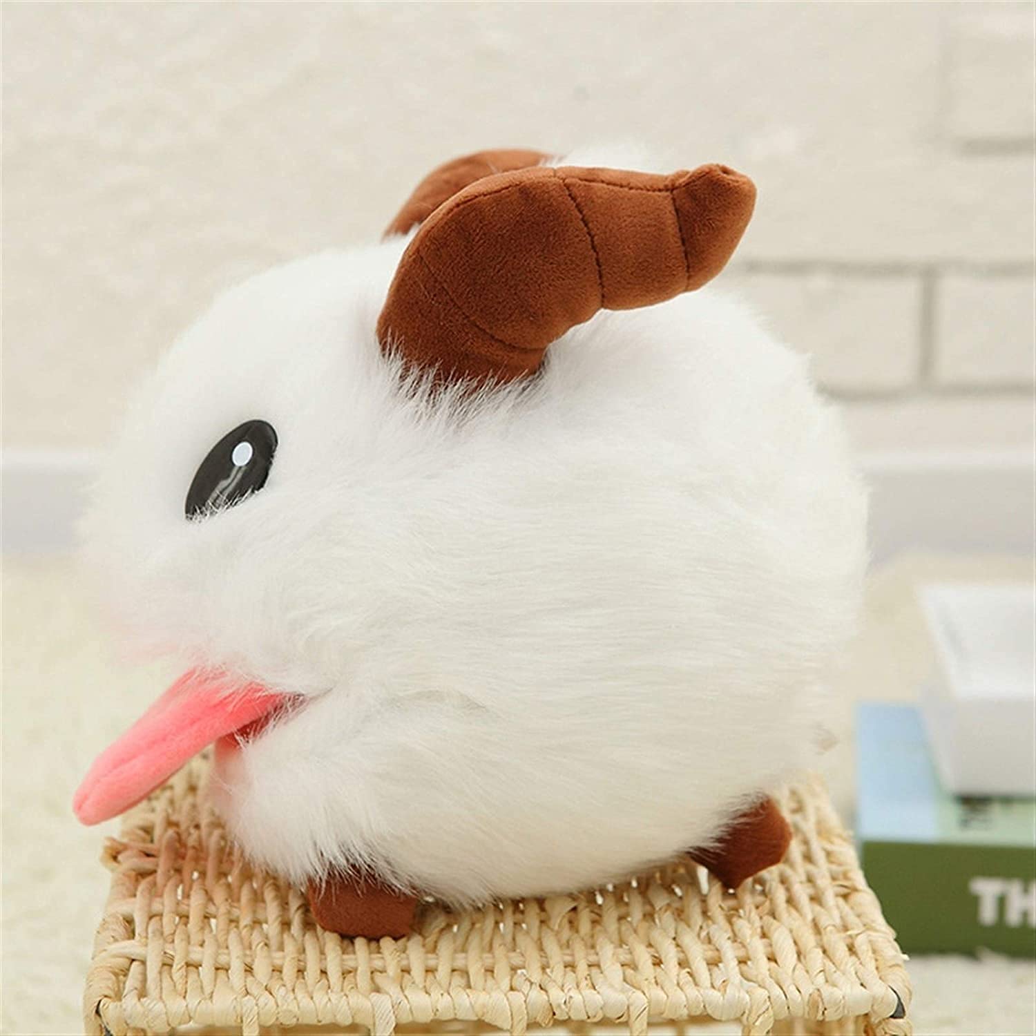 Cute Poro Plush Toy - Soft Stuffed Animal Doll for Kids, Ice Festival Collectible, Home & Bedroom Decor, Perfect Gift for Children - Great for Cuddling, Playtime, and Themed Parties